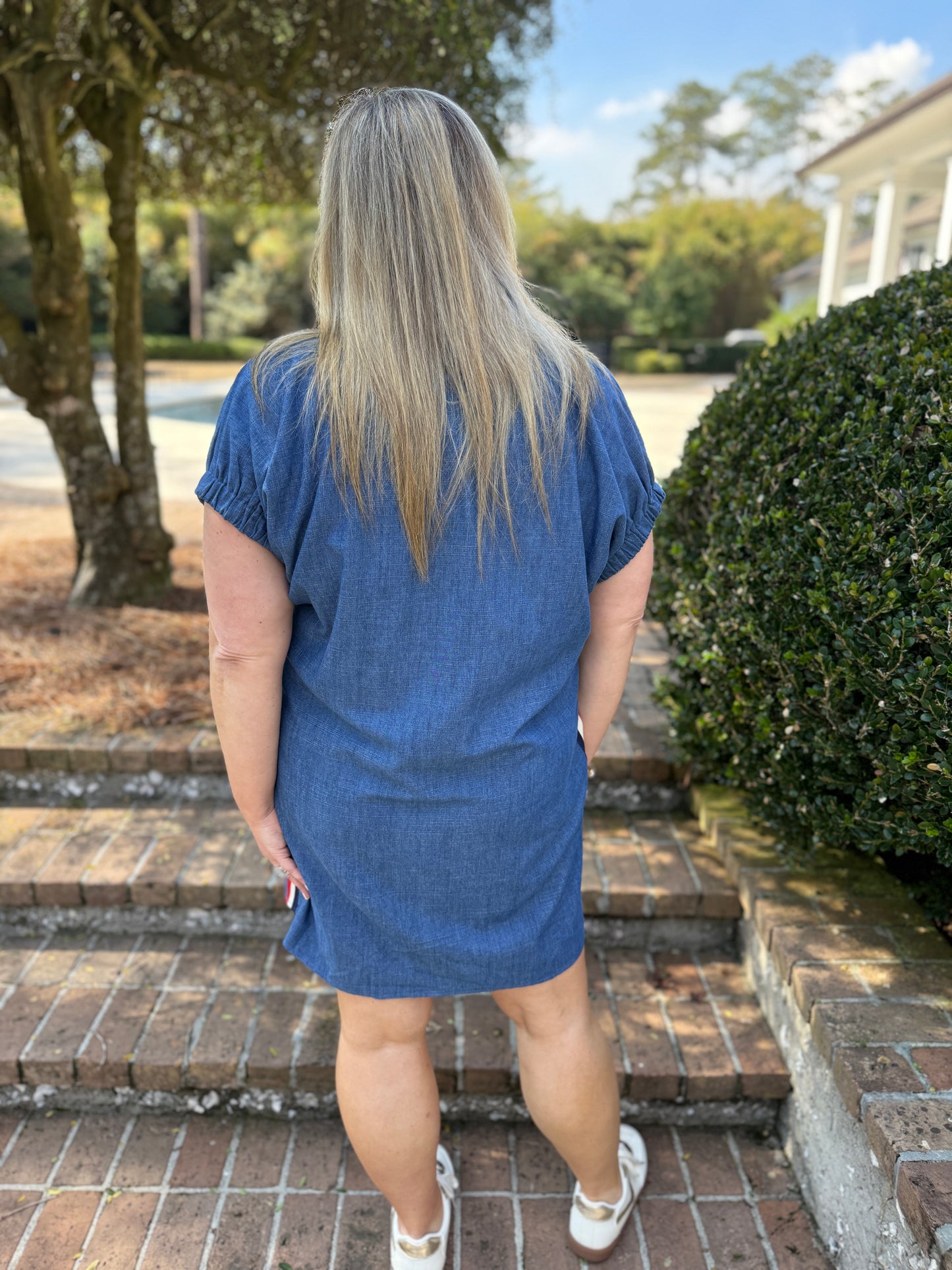 Betty Anne Denim Mini Dress