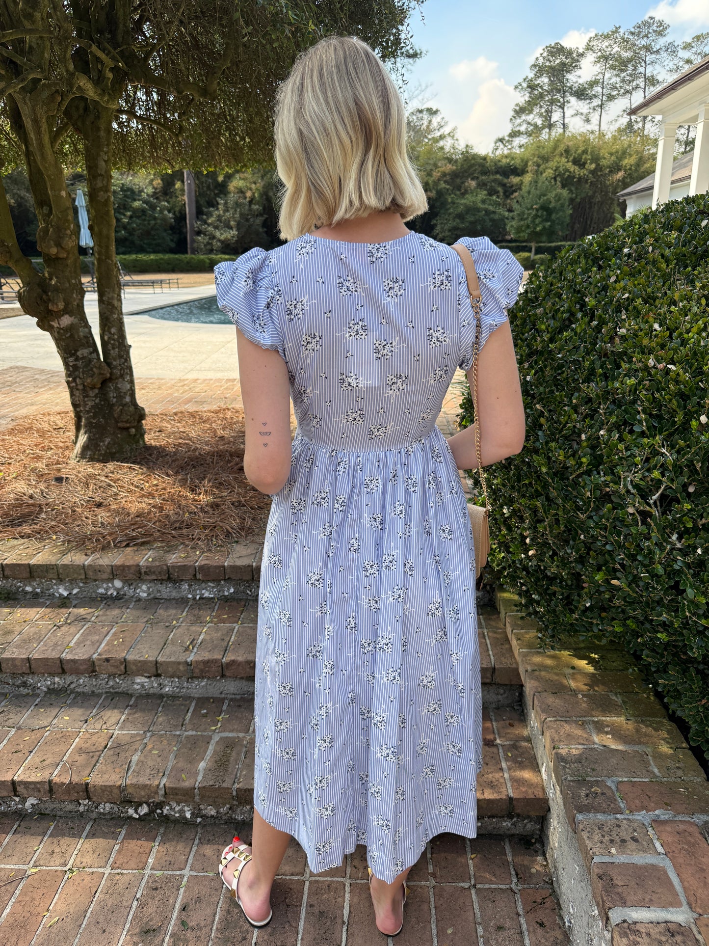 Delilah Dainty Floral Midi Dress