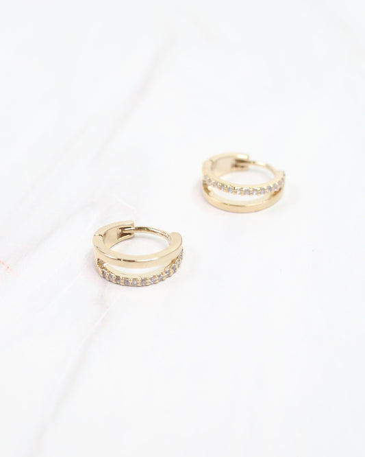Darlington Huggie  Earring Gold