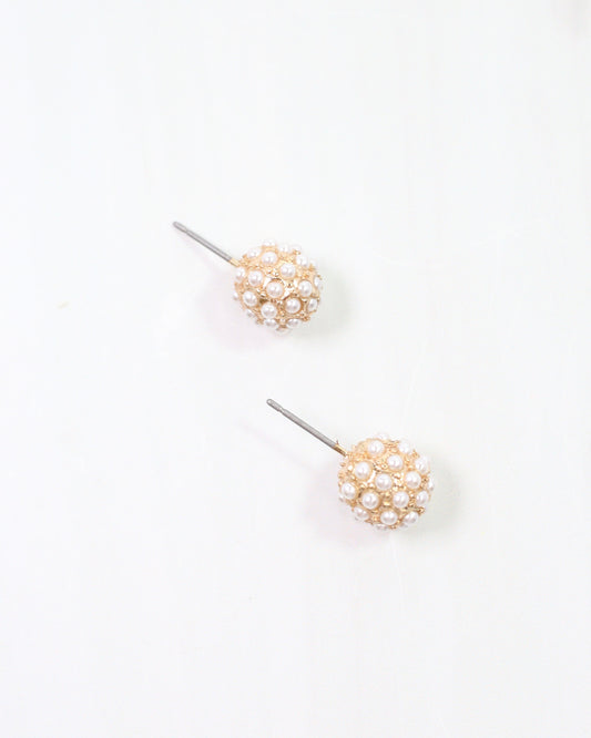Abbotsford Pearl Stud Earring Ivory