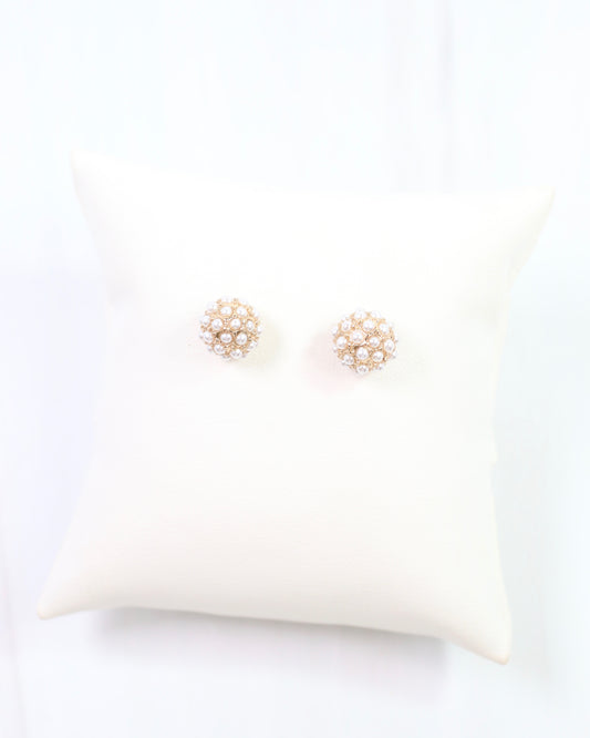 Abbotsford Pearl Stud Earring Ivory