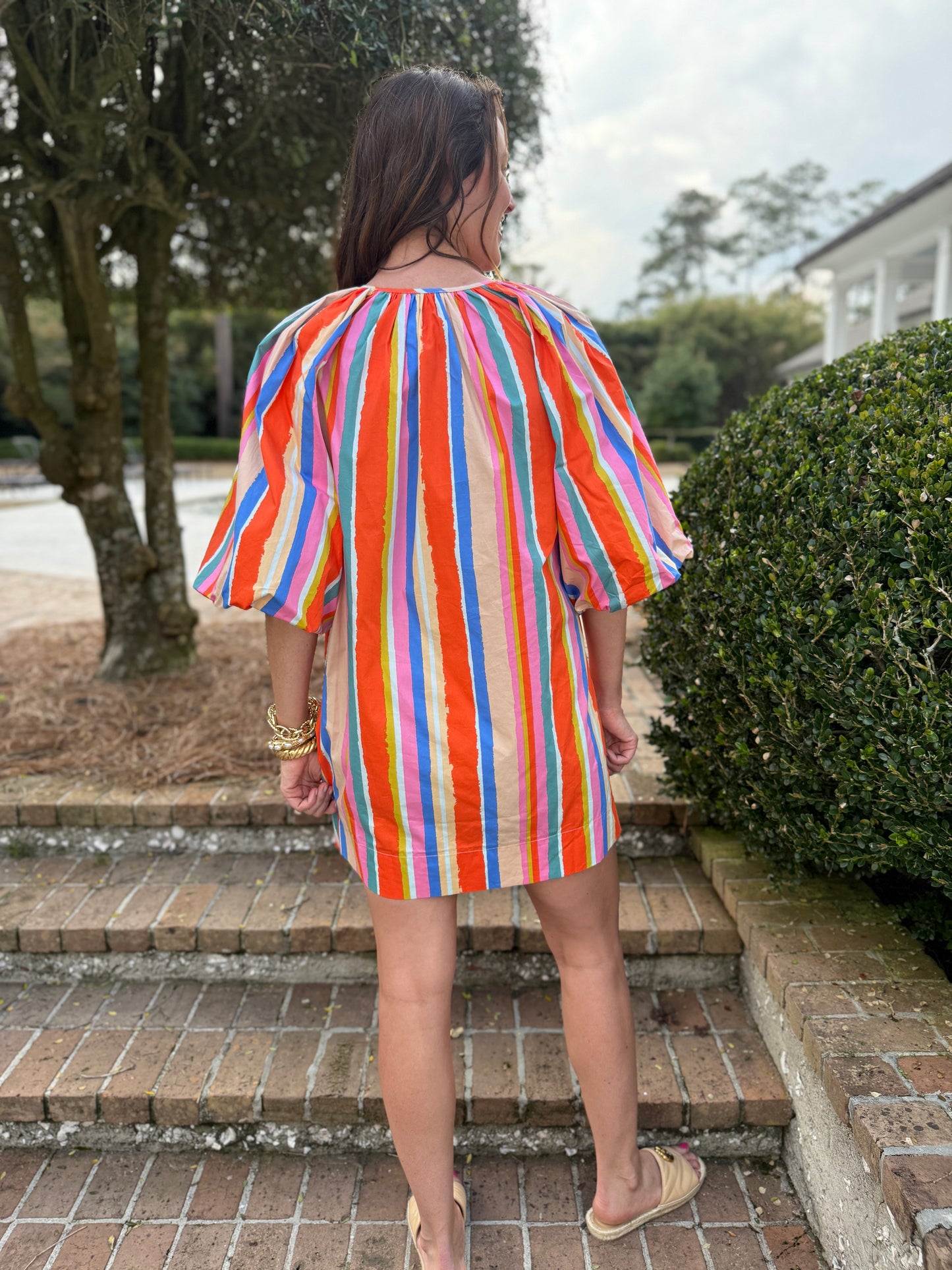 Abbi Fun Striped Dress