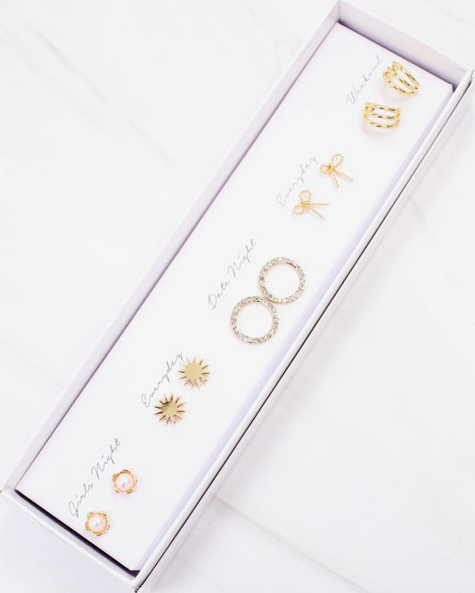 Sutherland Earring Set Gold