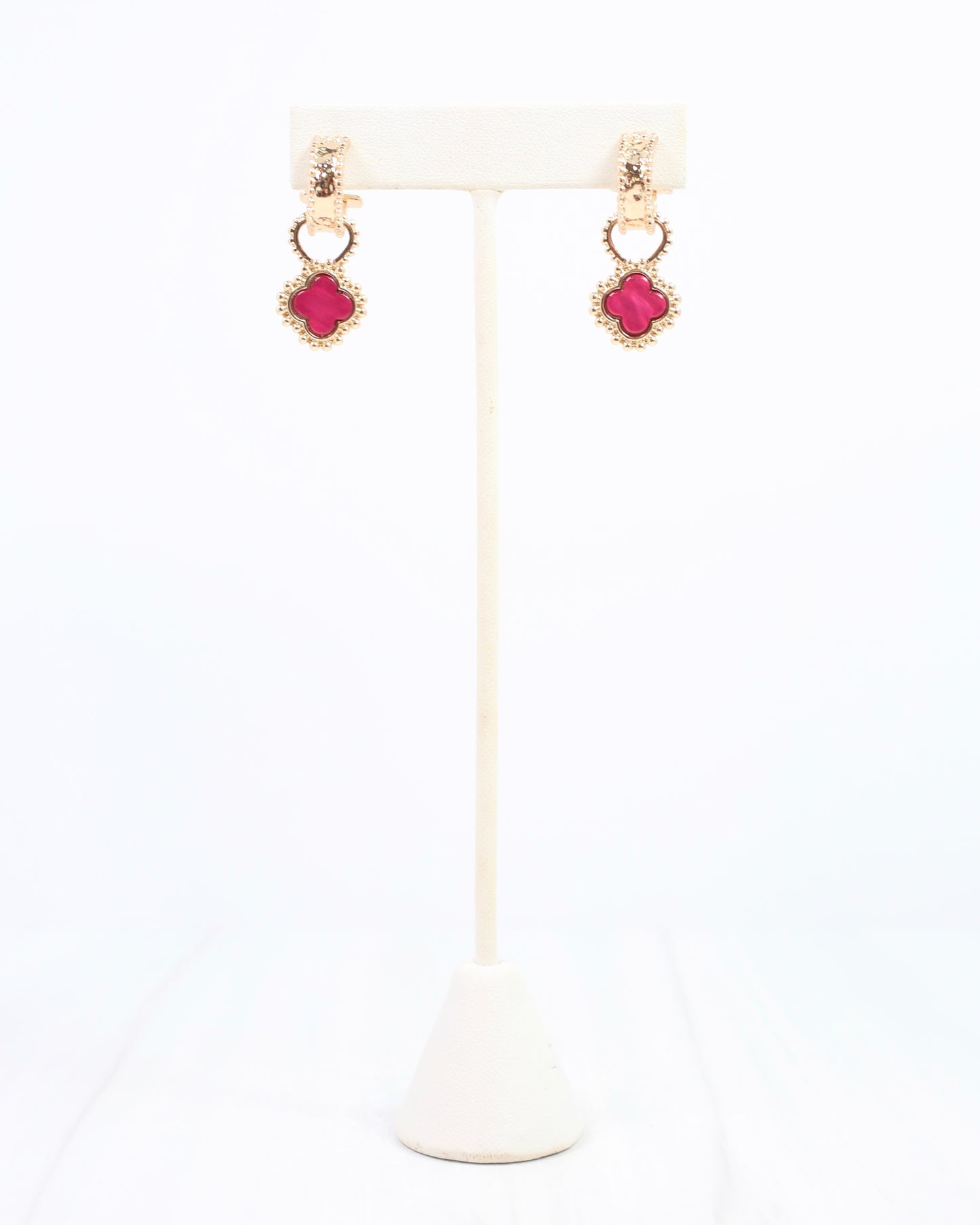 Condaleasa Clover Hoop Fuchsia