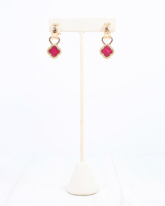 Condaleasa Clover Hoop Fuchsia