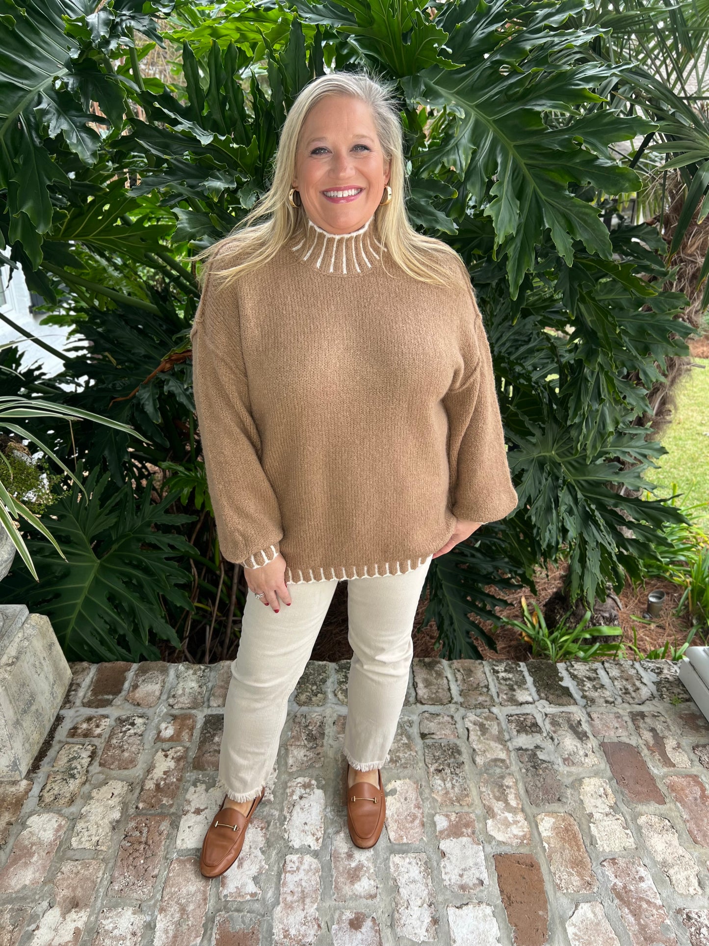 So Cozy Taupe Sweater