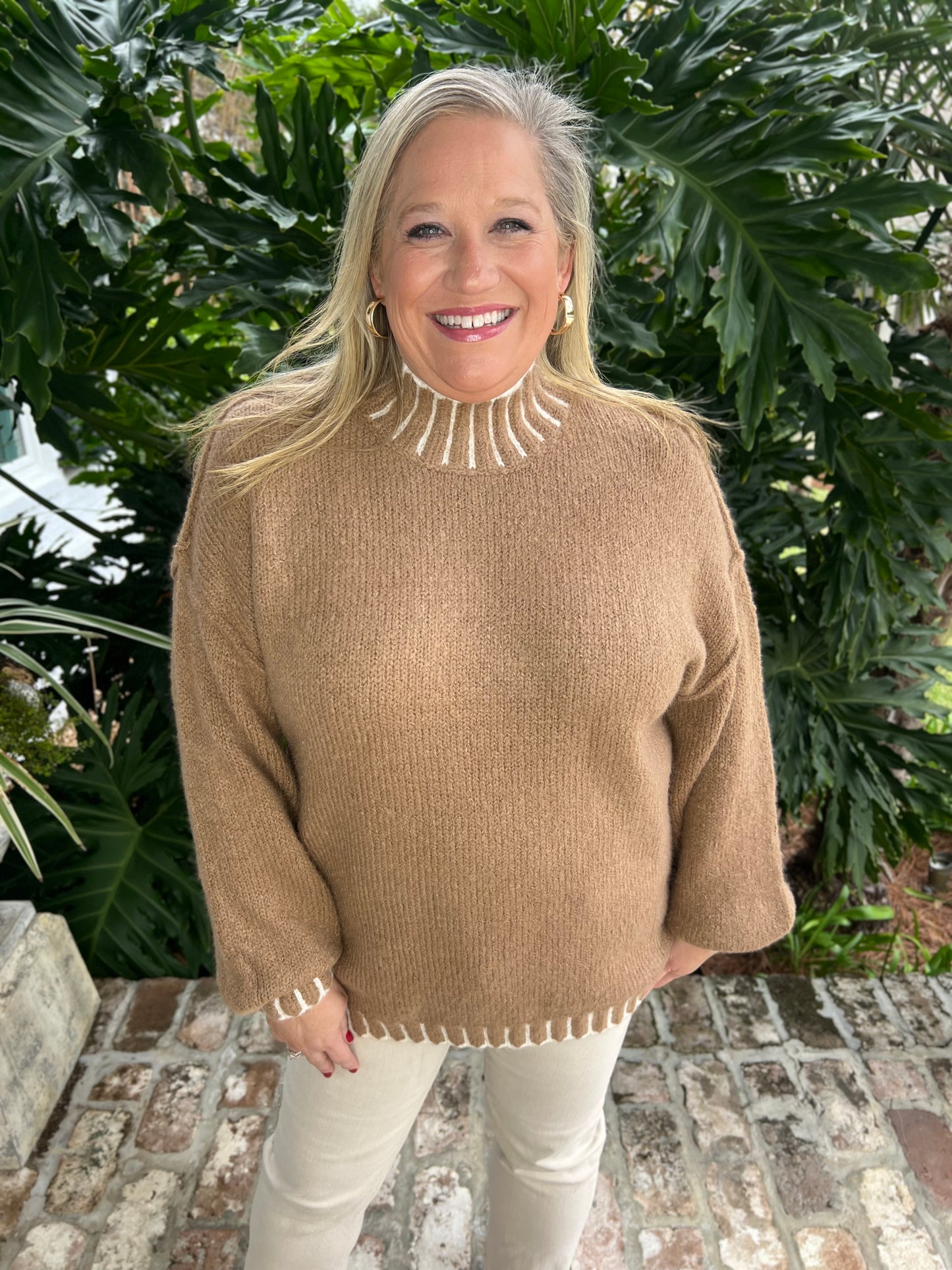 So Cozy Taupe Sweater