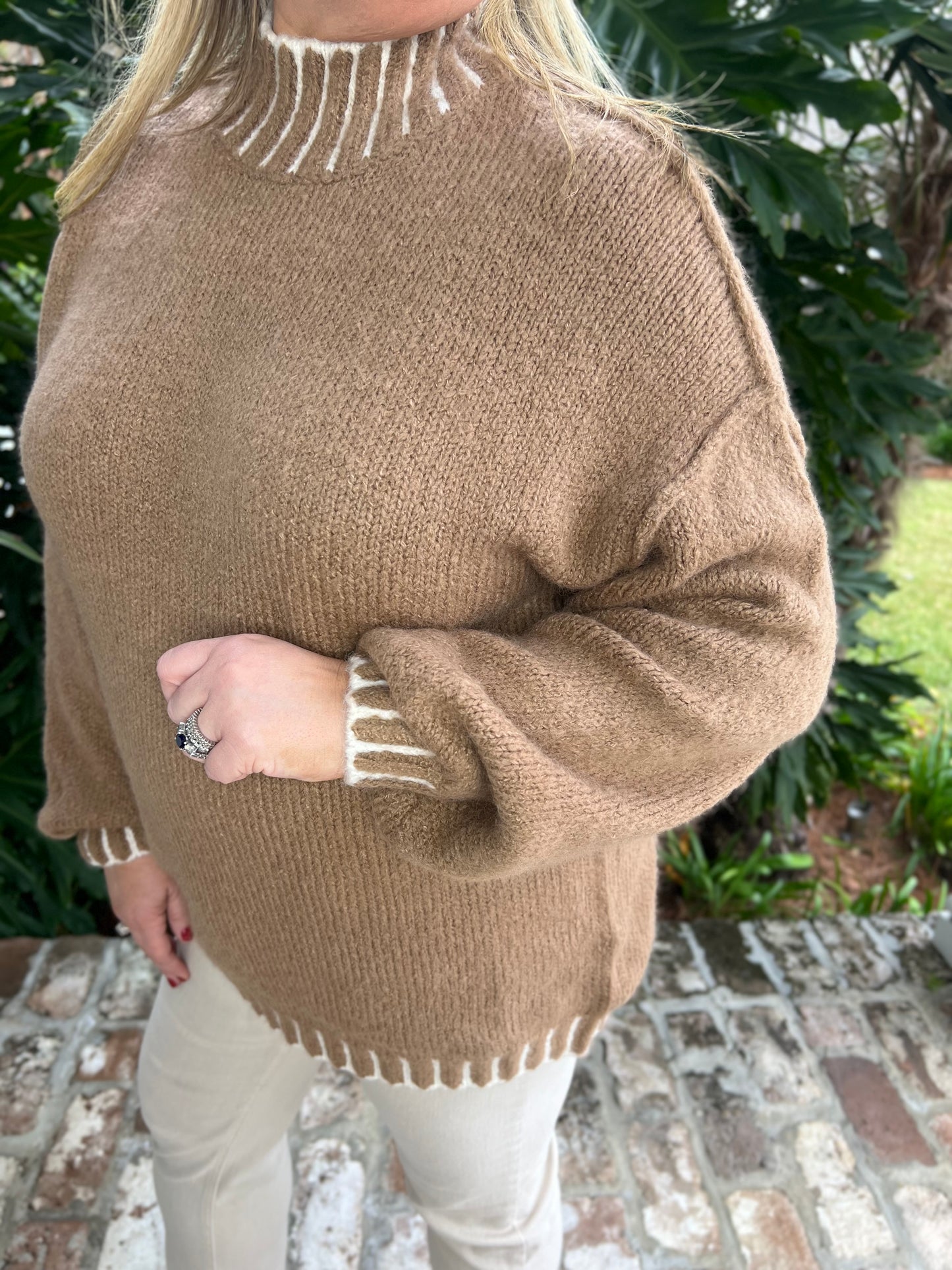 So Cozy Taupe Sweater