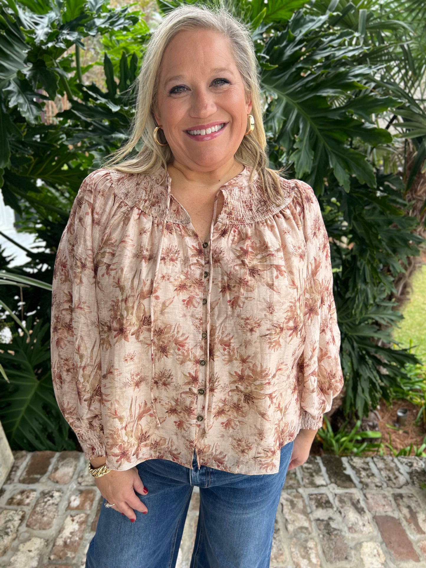 Gloria Floral Printed Top