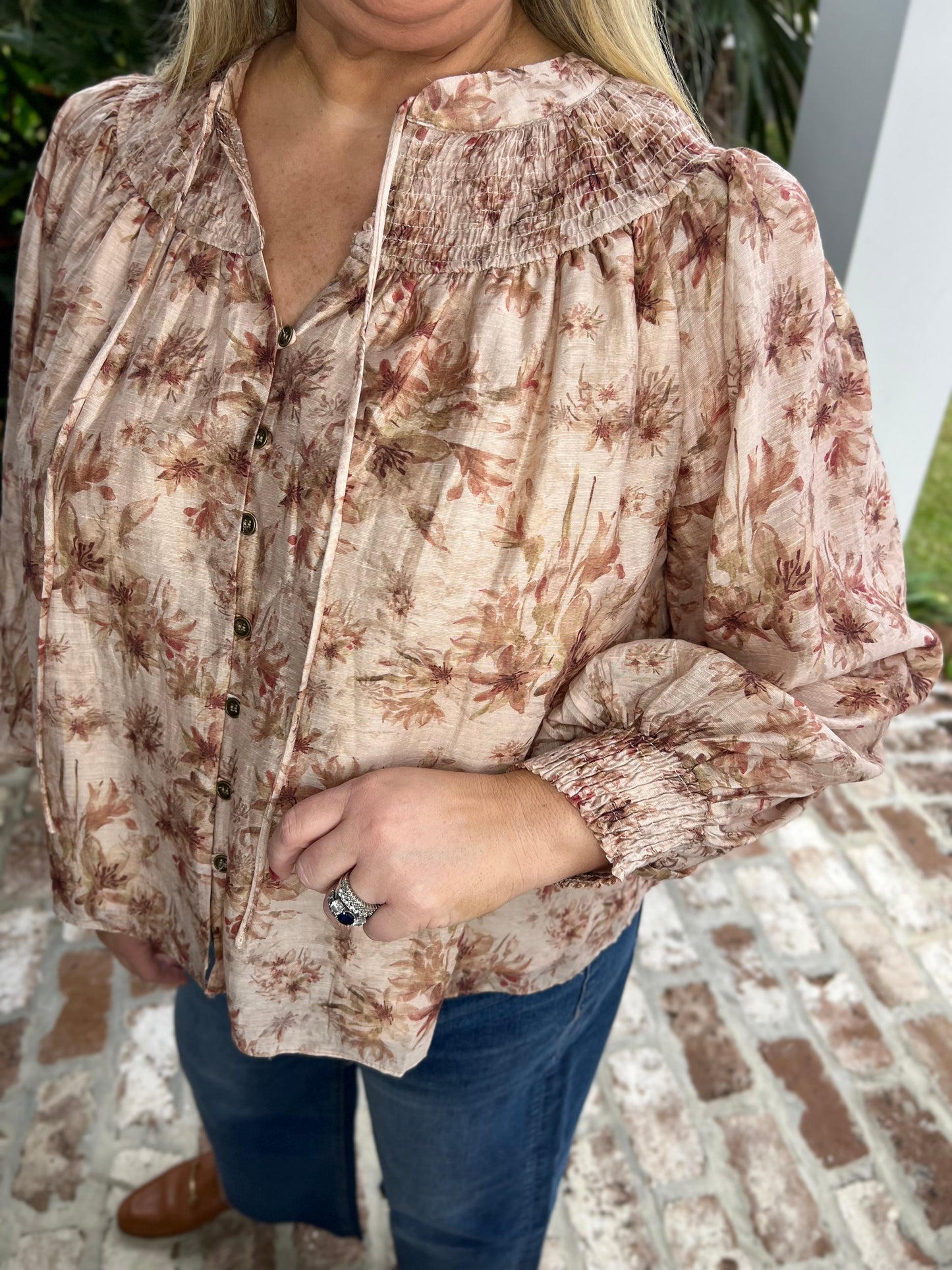 Gloria Floral Printed Top