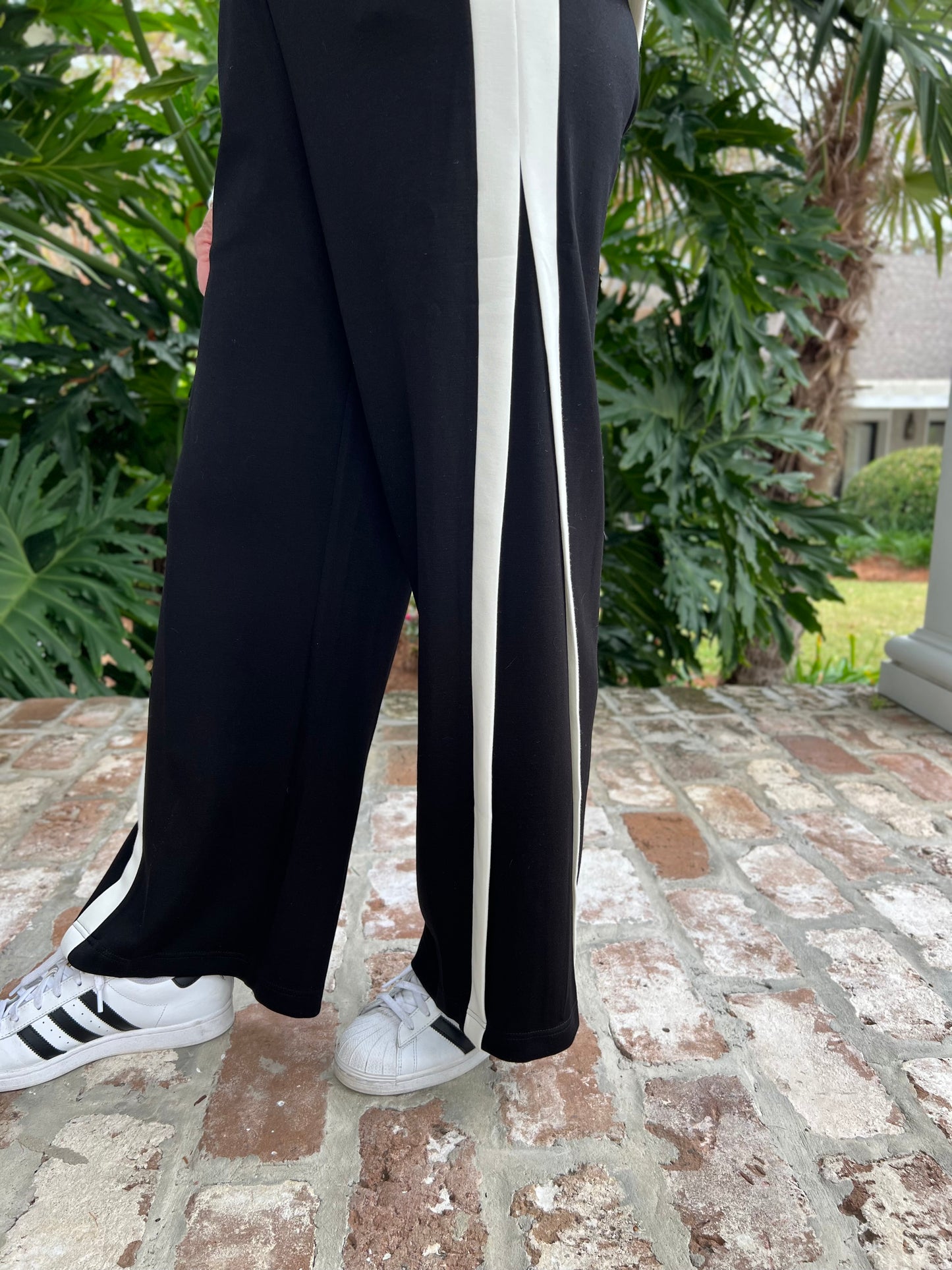 Classy Lady Black/Ivory  Pant