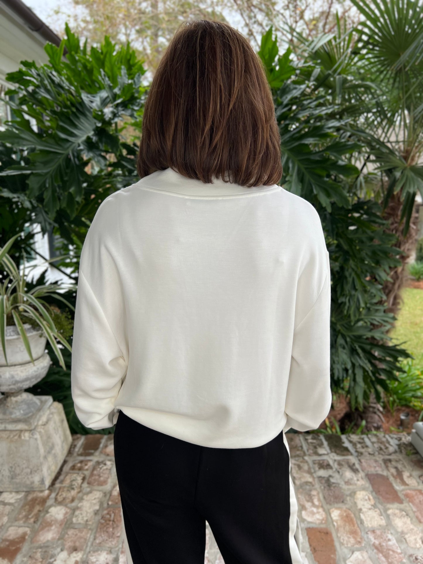 Time to Go Cream Long Sleeve Top