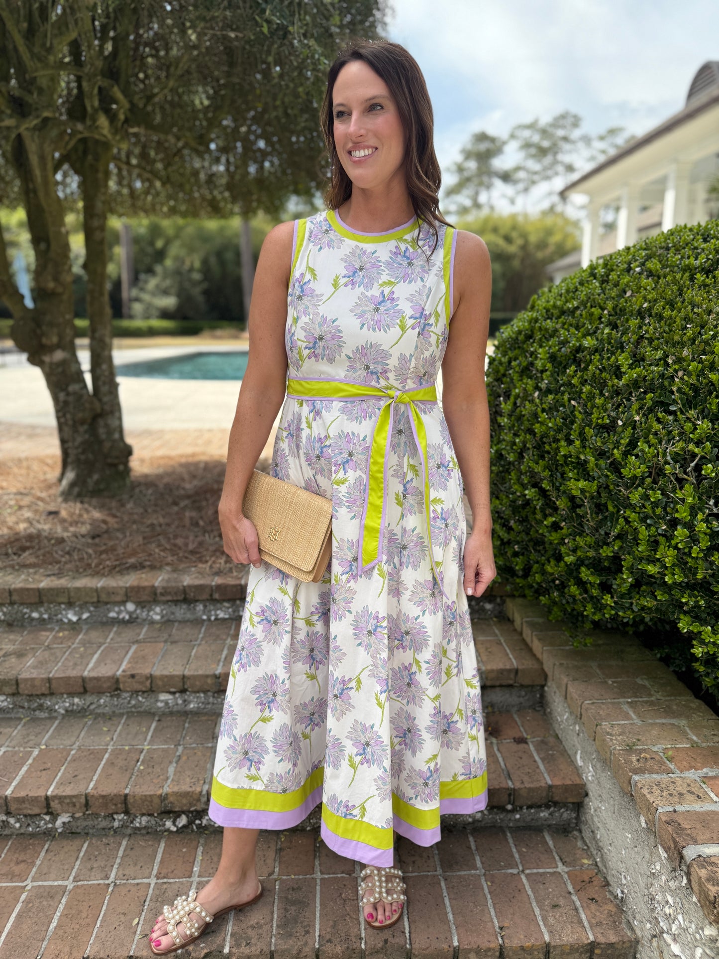 Bethany Floral Maxi with Tie