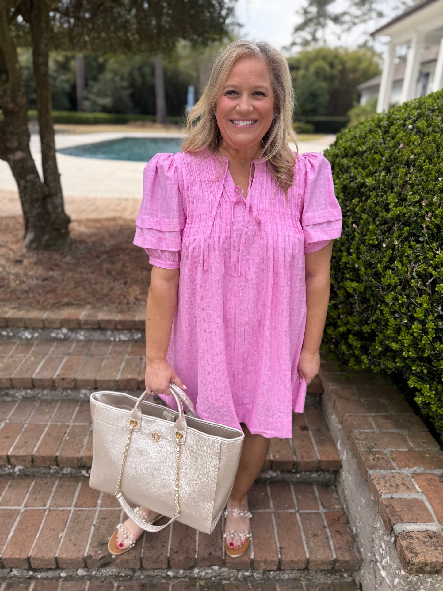 My Darling Heart Pink Mini Dress