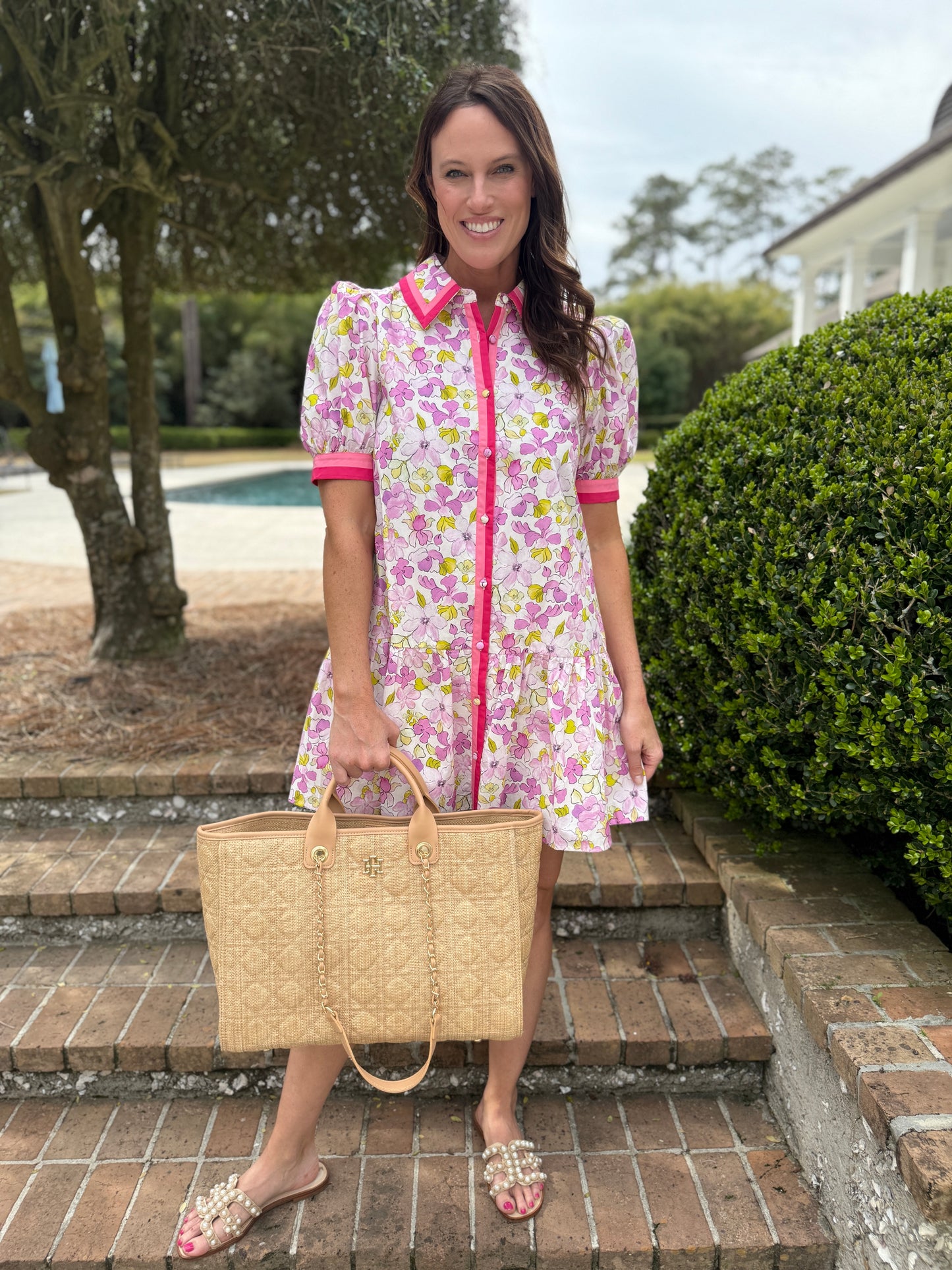 Pretty Like A Flower Pink Mini Dress