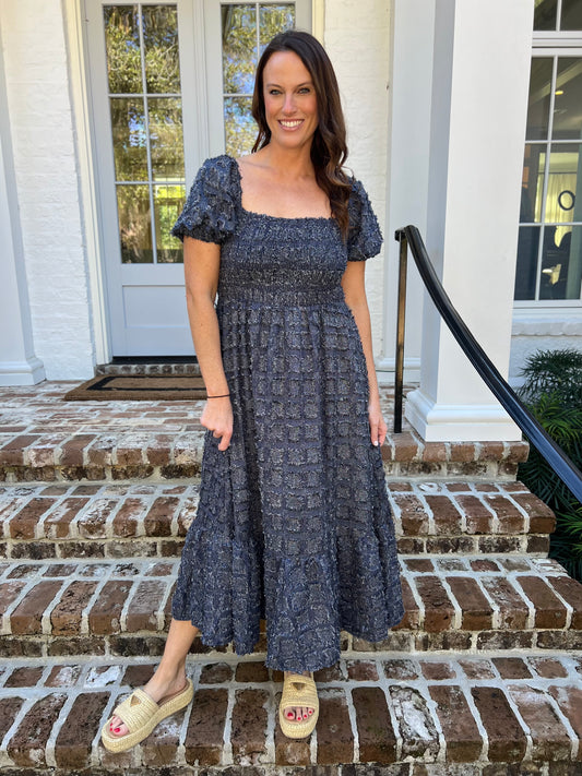 Evening Soul Navy Maxi Dress