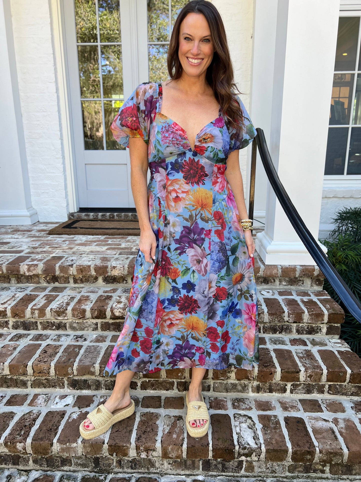 Runaway Juliette Floral Midi Dress