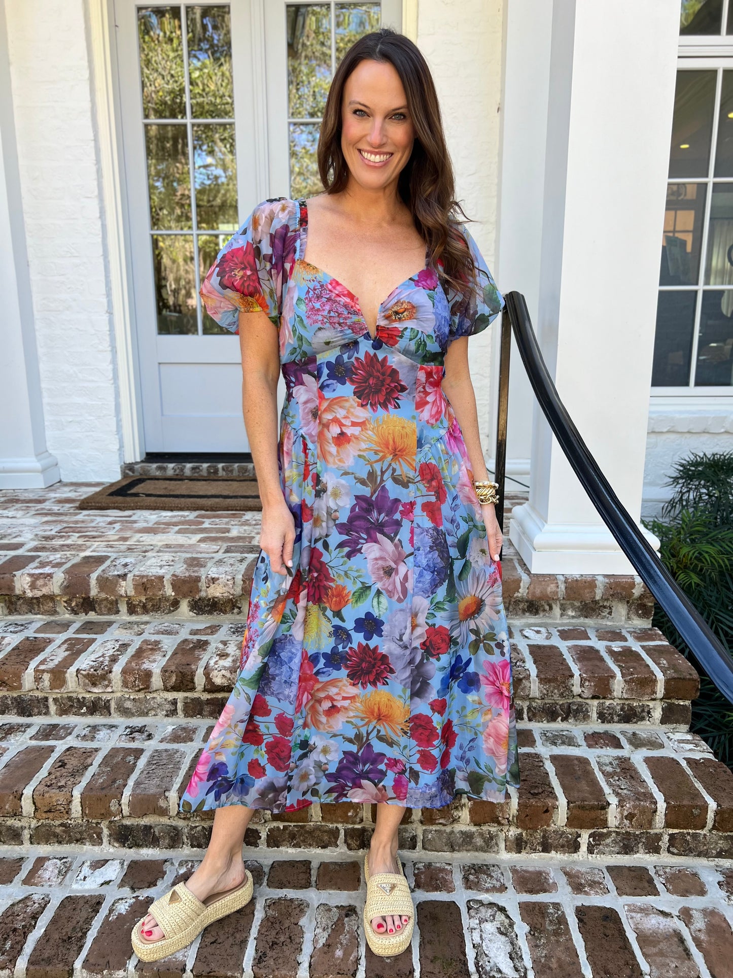 Runaway Juliette Floral Midi Dress