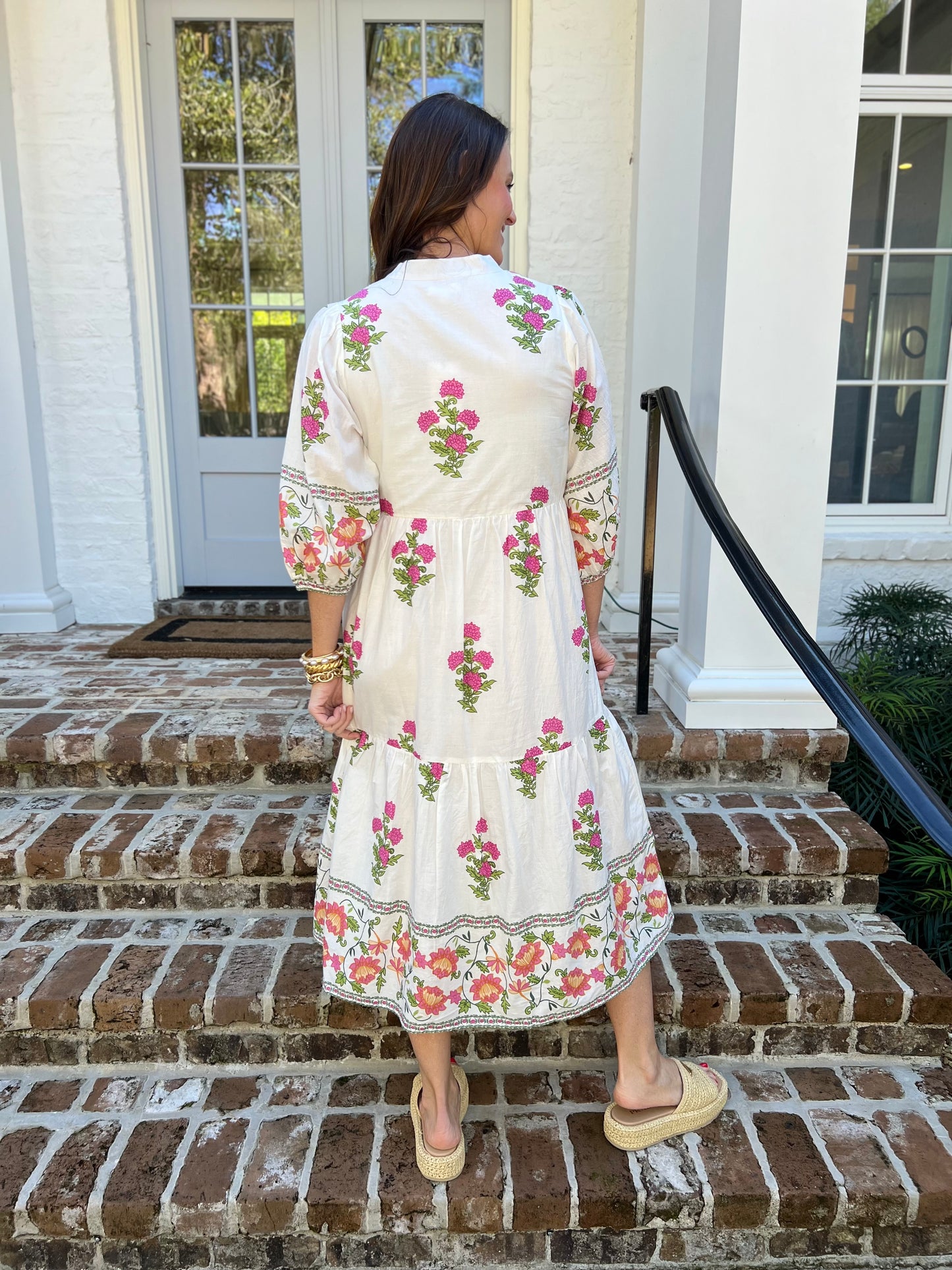 Maggie Floral Print Maxi Dress