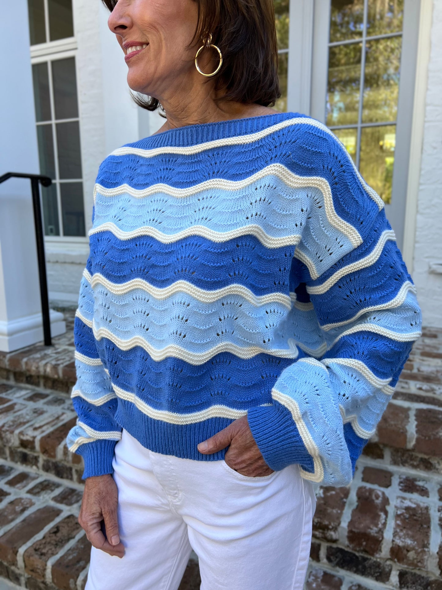 Walter Wavy Striped Sweater