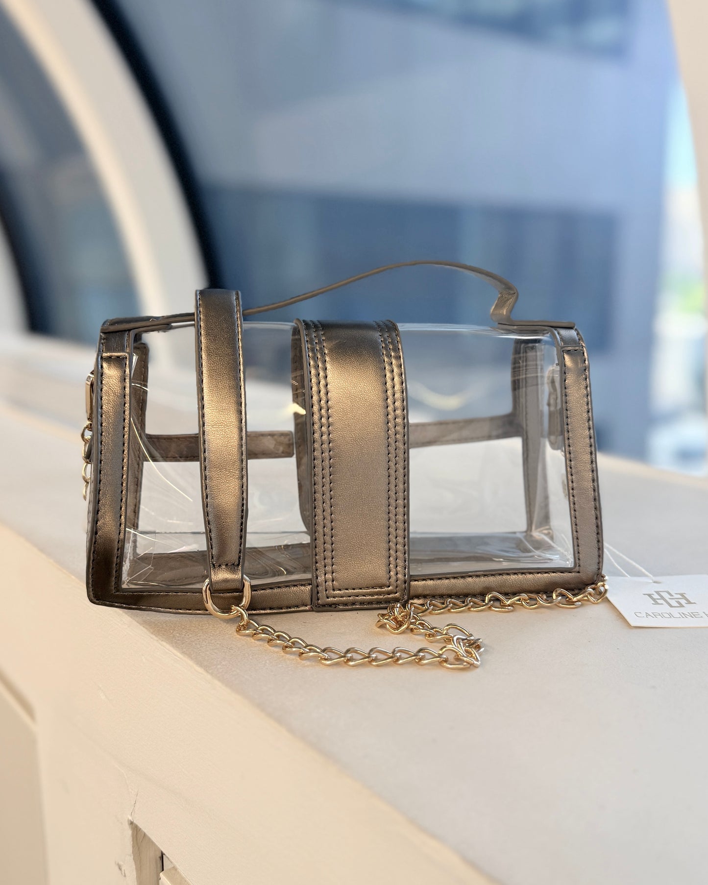 Grace Clear Bag Black Pearl