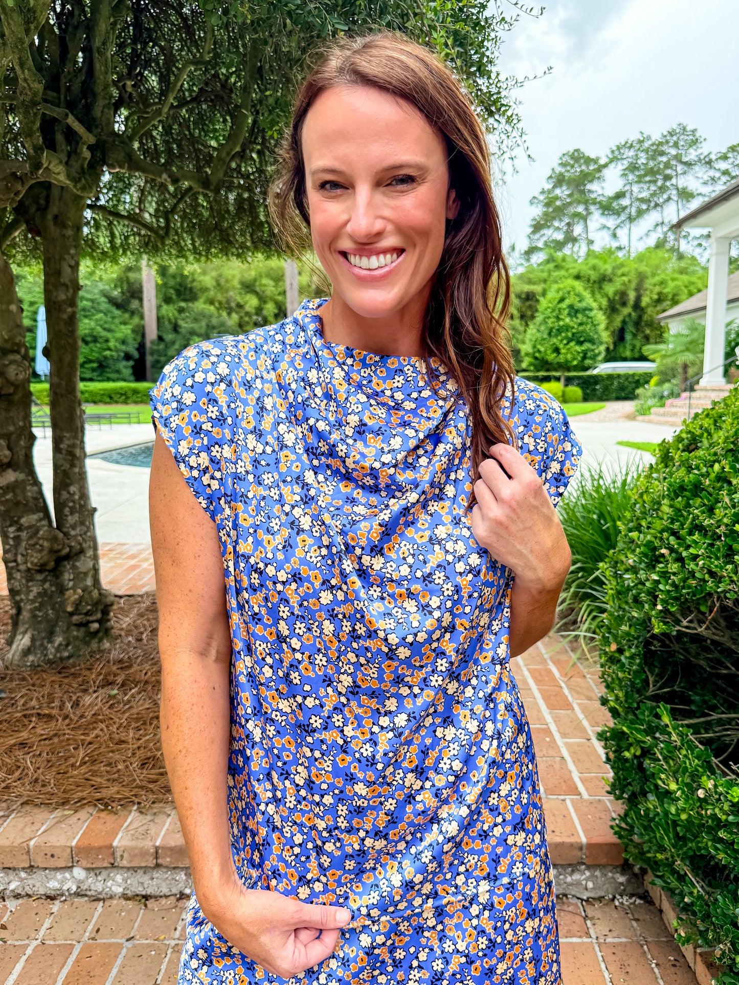 Cody Floral Satin Top