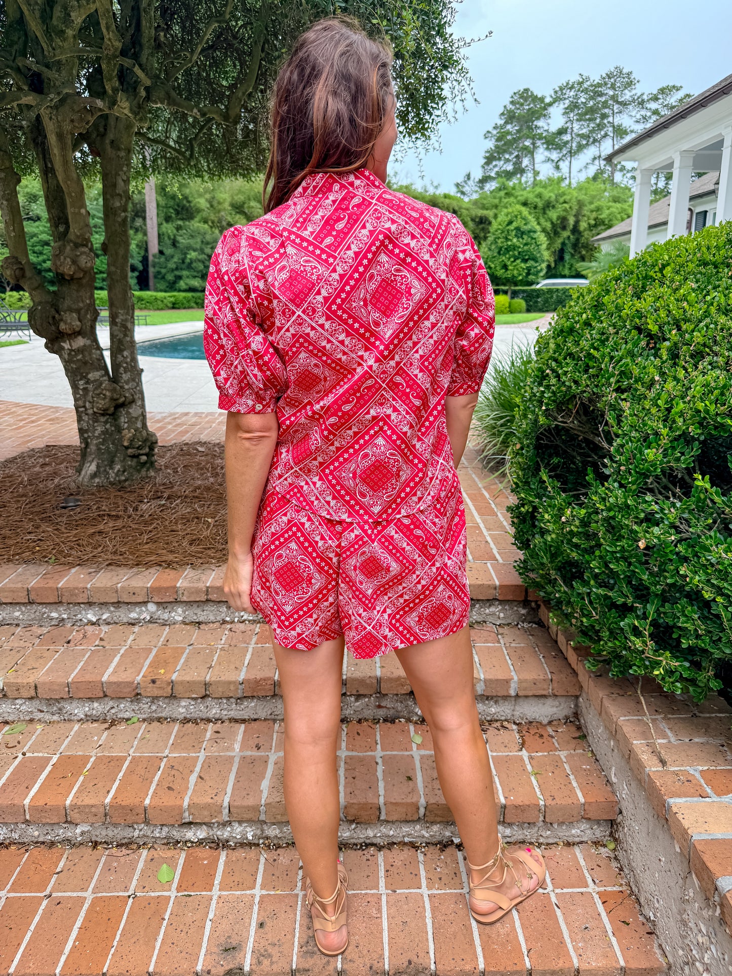 Arley Bandana Print Shorts