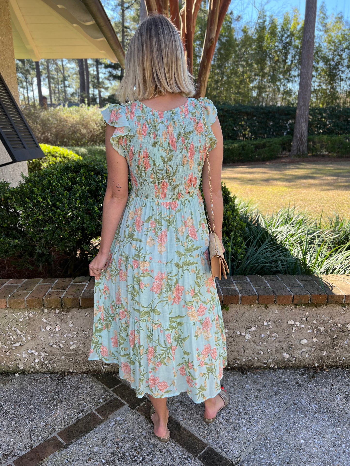 Caroline Floral Maxi Dress