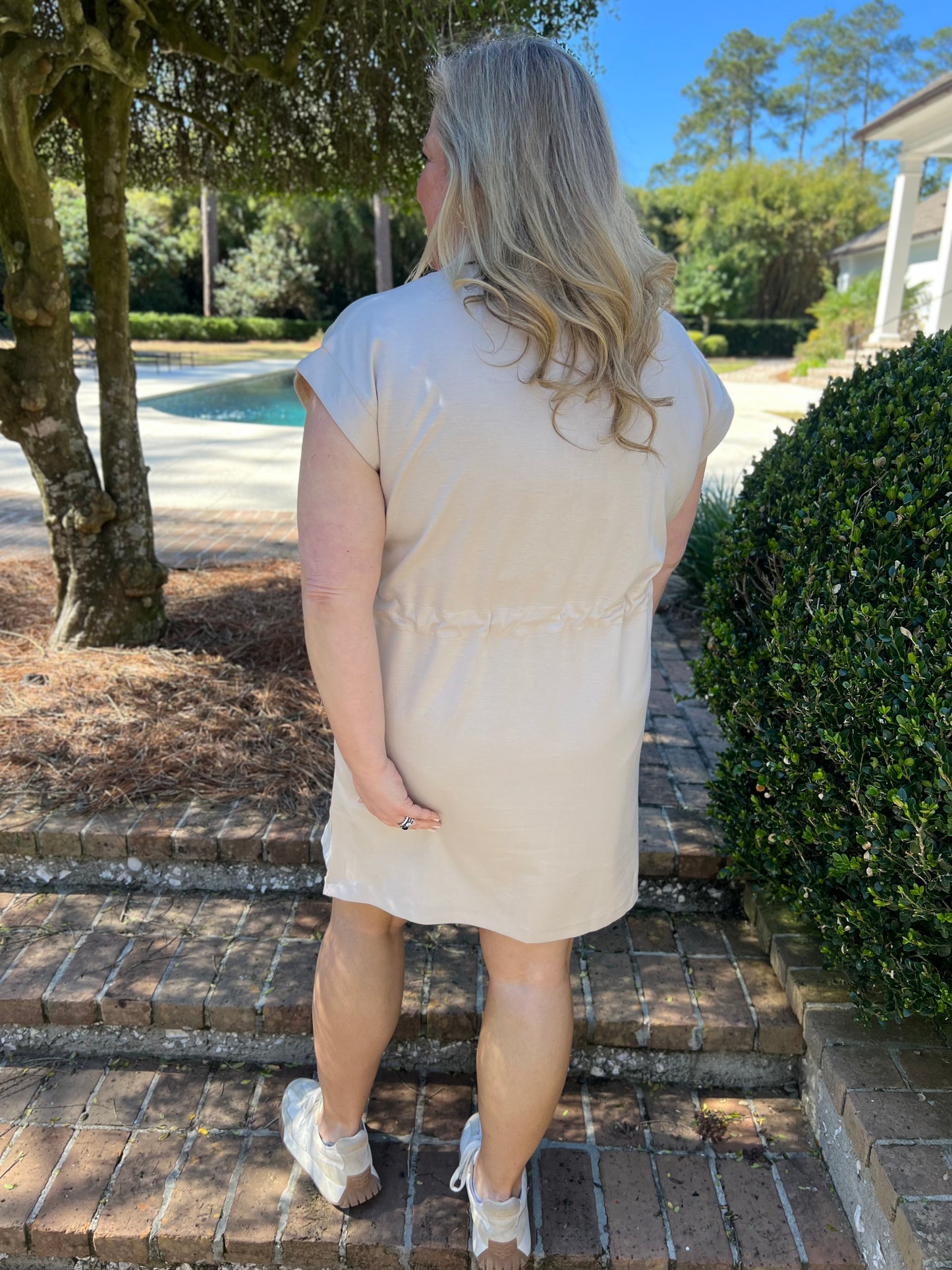 Key To Comfort Light Taupe Dress