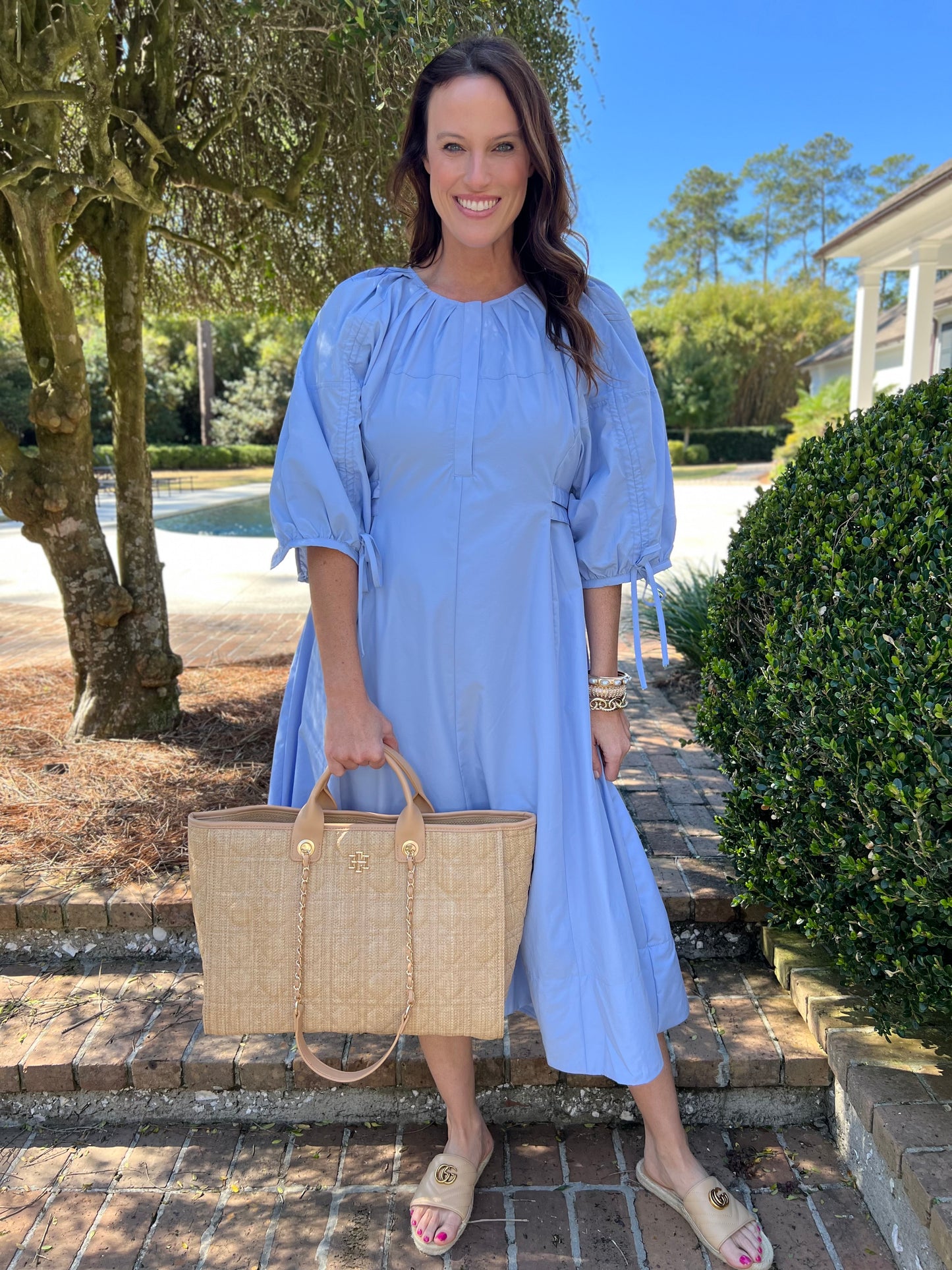 Eternity Of Elegance Powder Blue Dress