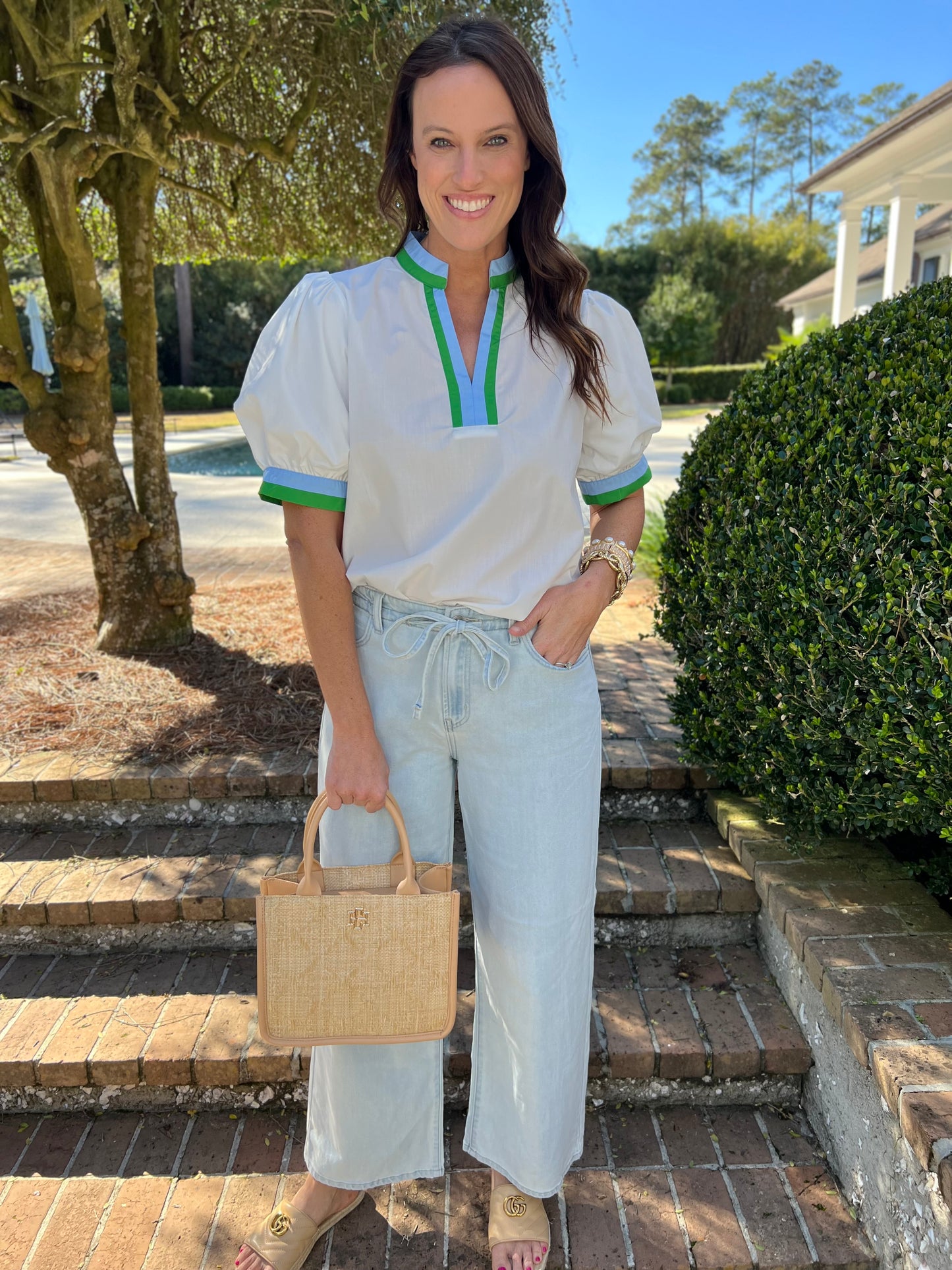 Daytime Stroll White Blouse