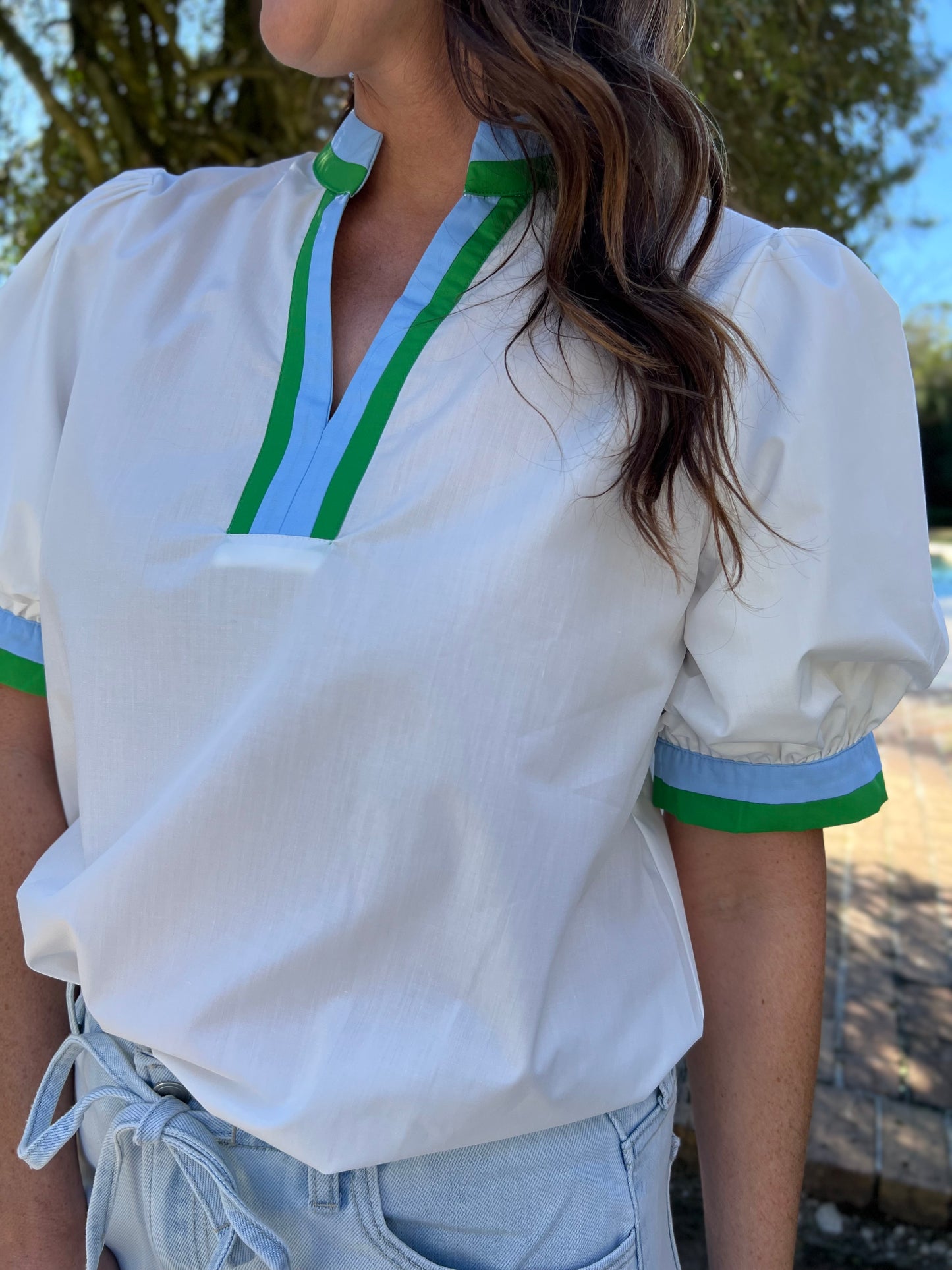 Daytime Stroll White Blouse