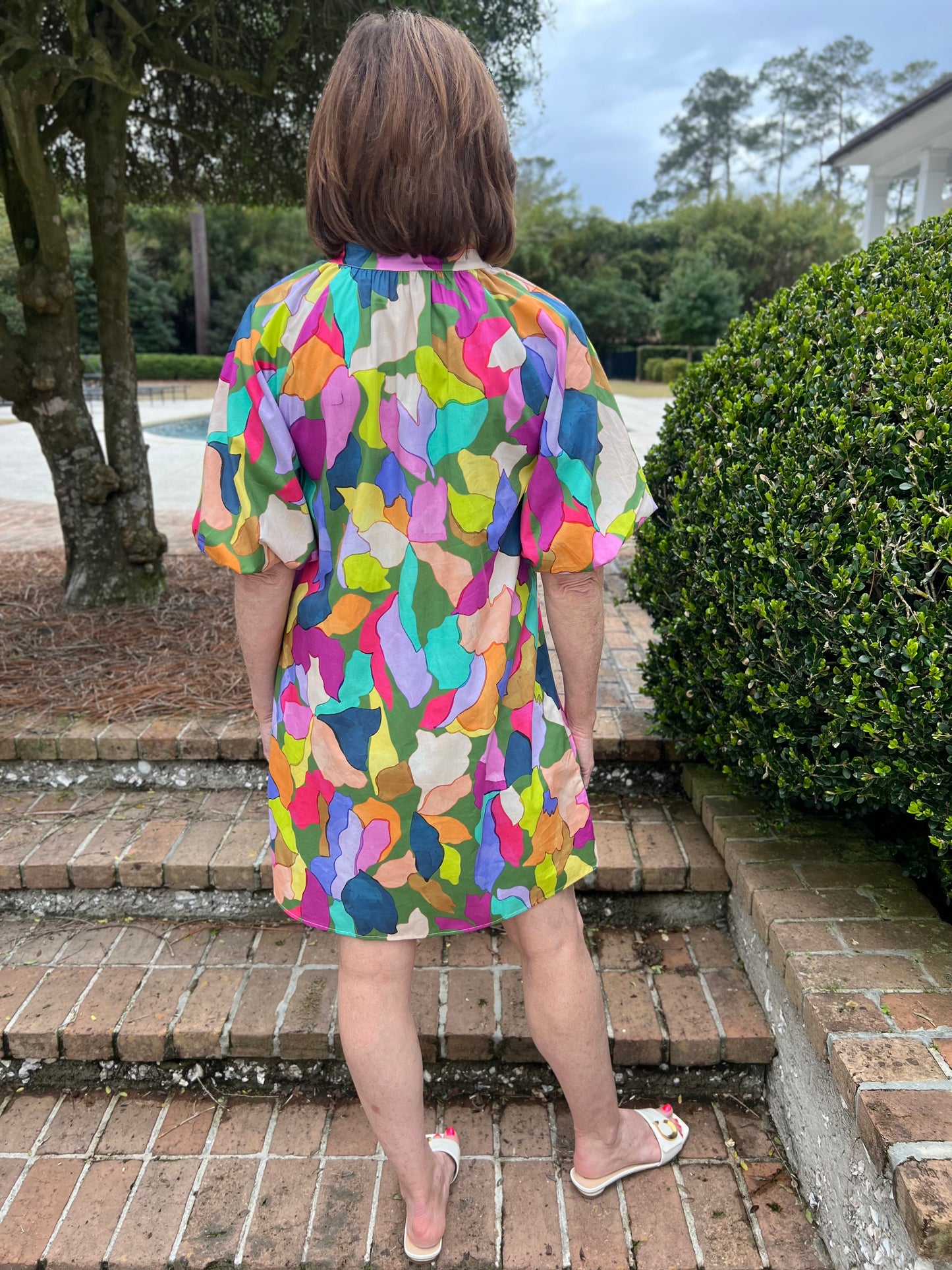 Makayla Green Multi Color Dress