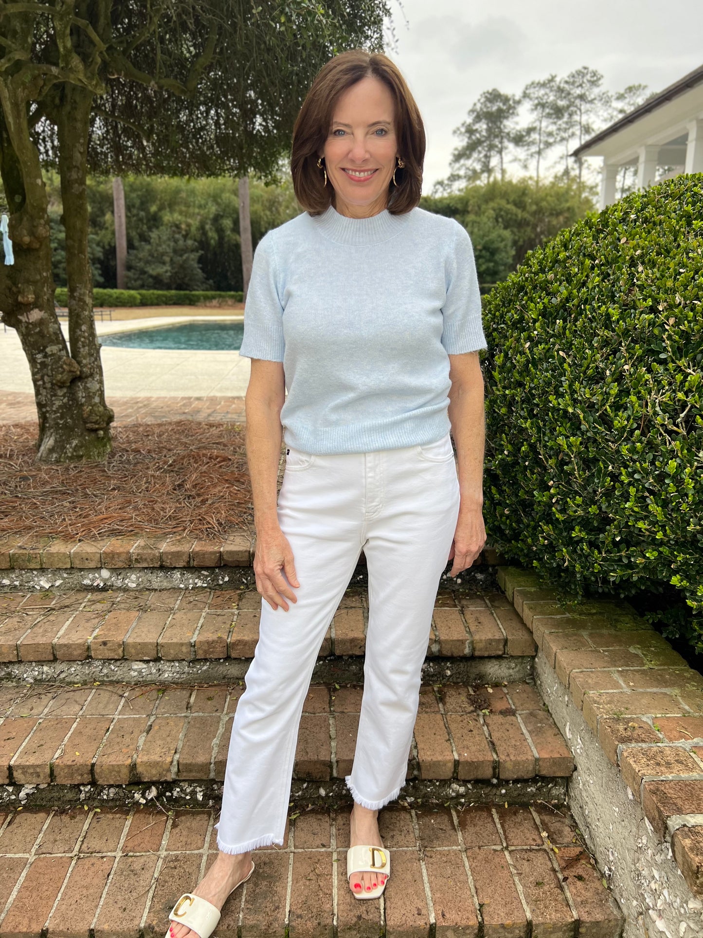 My Soft Side Light Blue Sweater Top