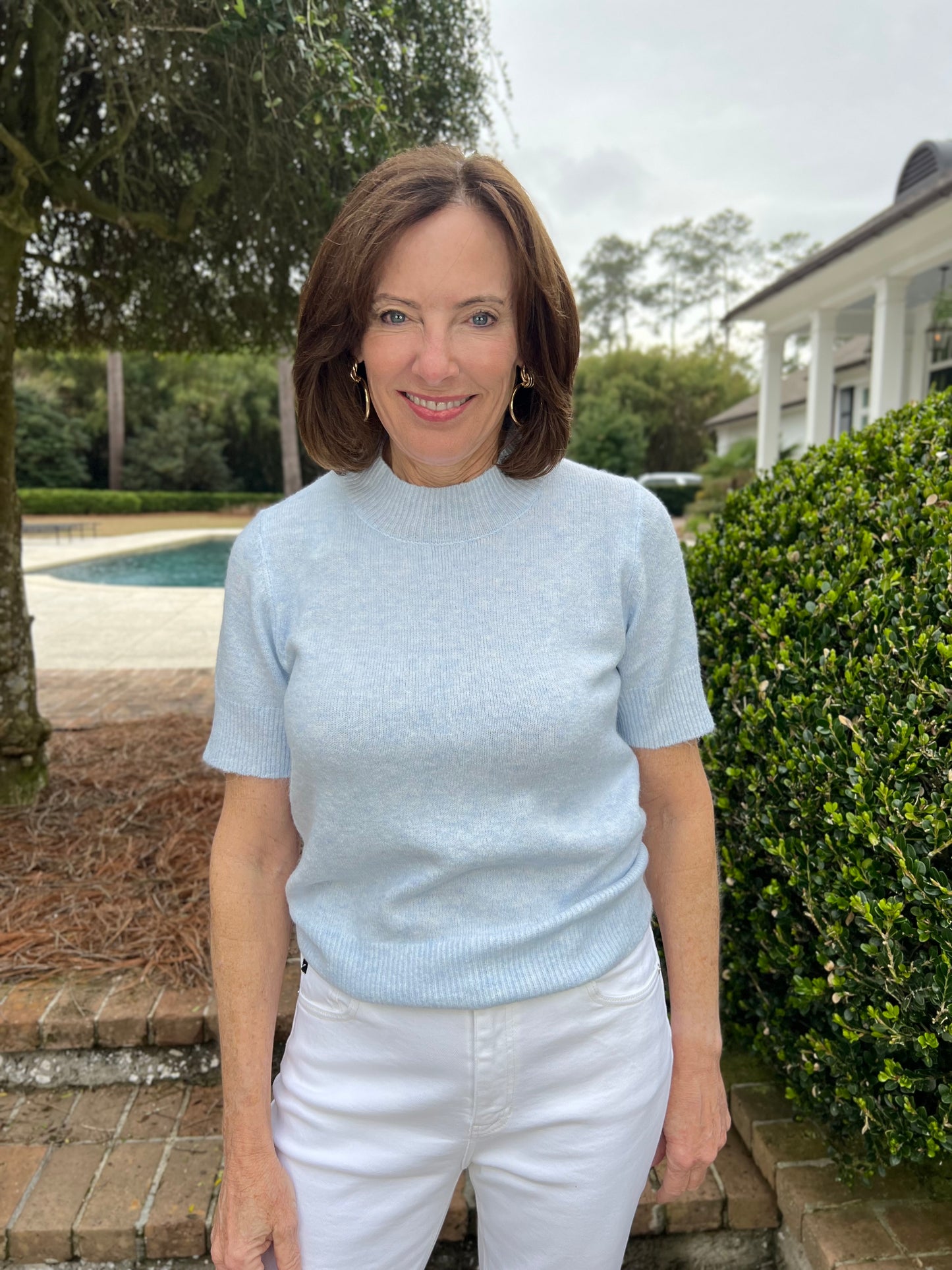 My Soft Side Light Blue Sweater Top