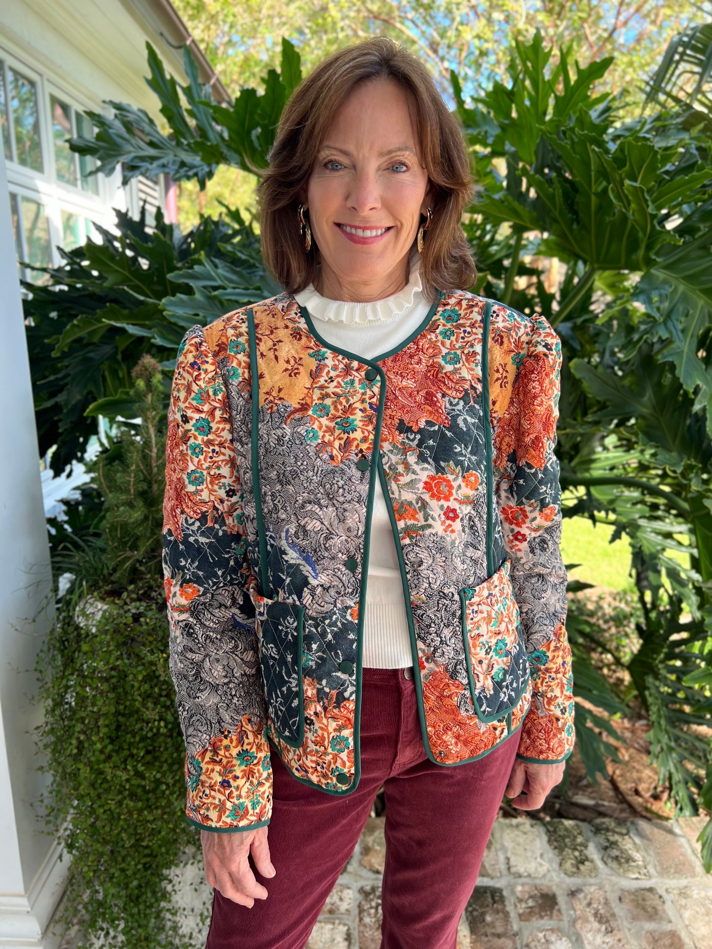 Edessa Floral Patchwork Jacket