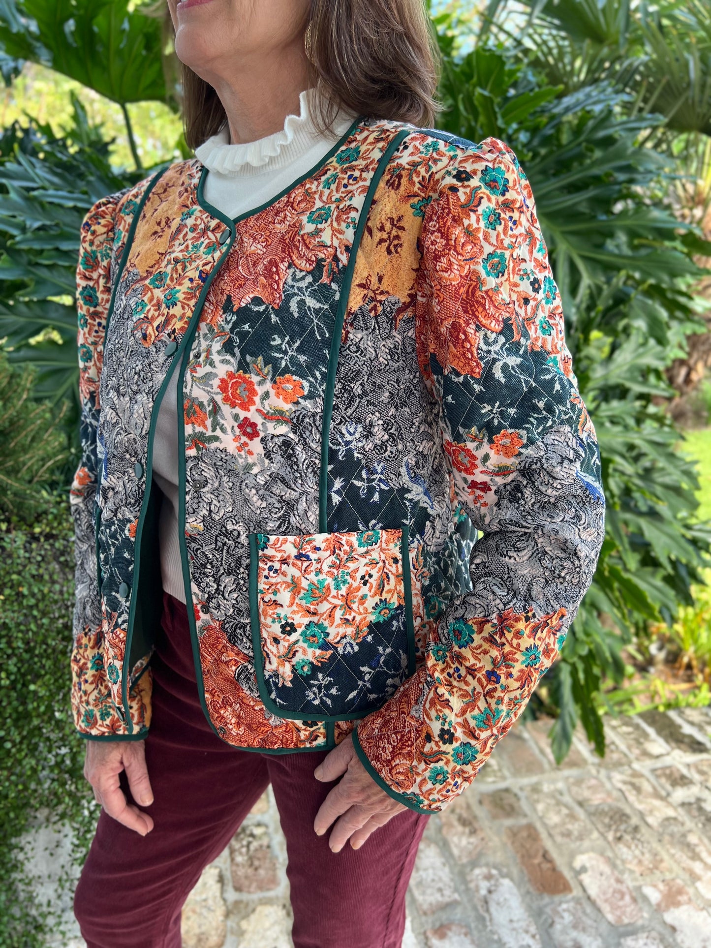 Edessa Floral Patchwork Jacket