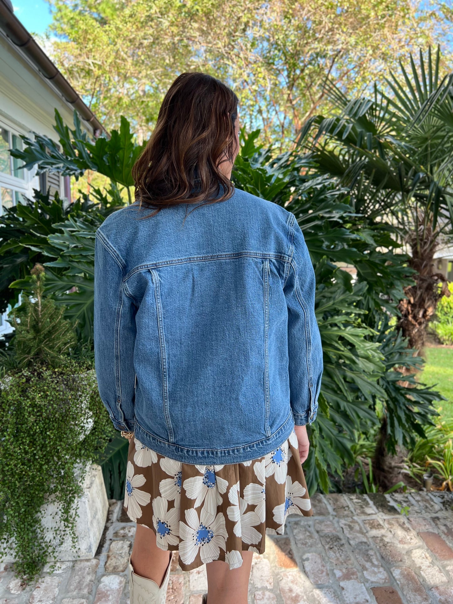 Just Black Hey Babe Oversize Denim Jacket