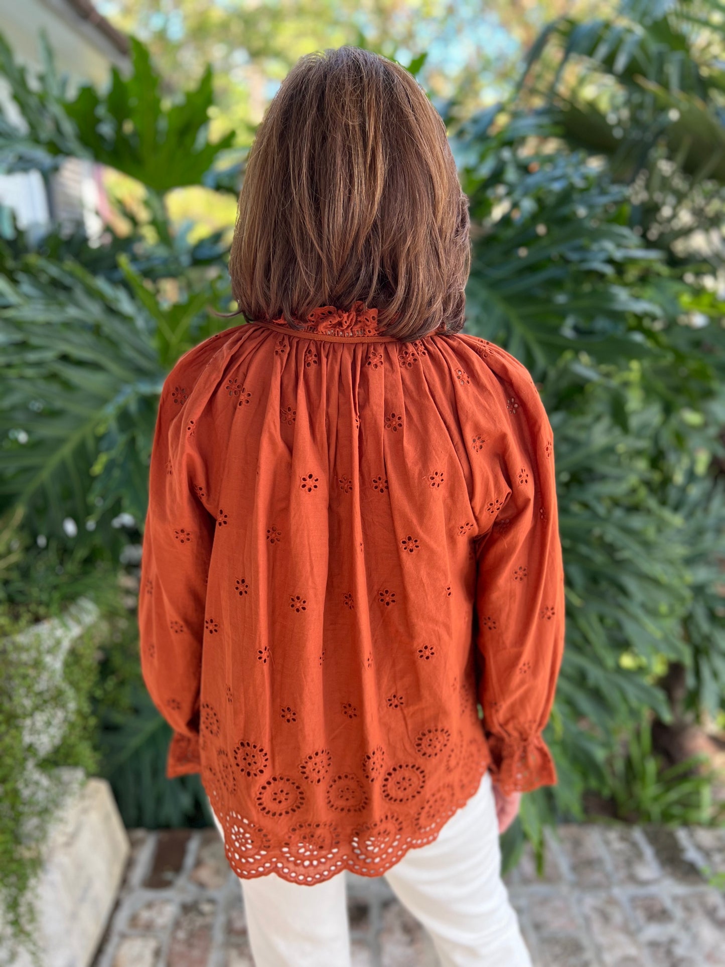 Everyday Made Easy Eyelet Top