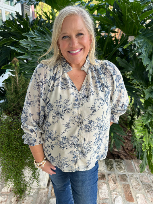 Renae Floral Blouse