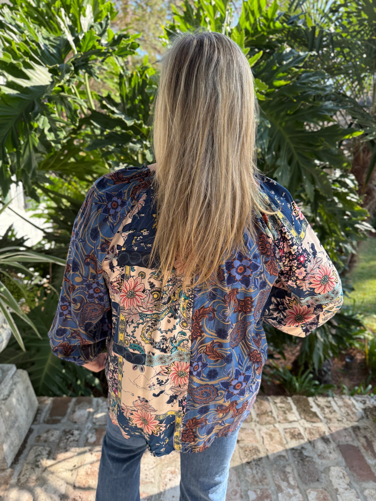 My Midnight Blues Multi Print Blouse