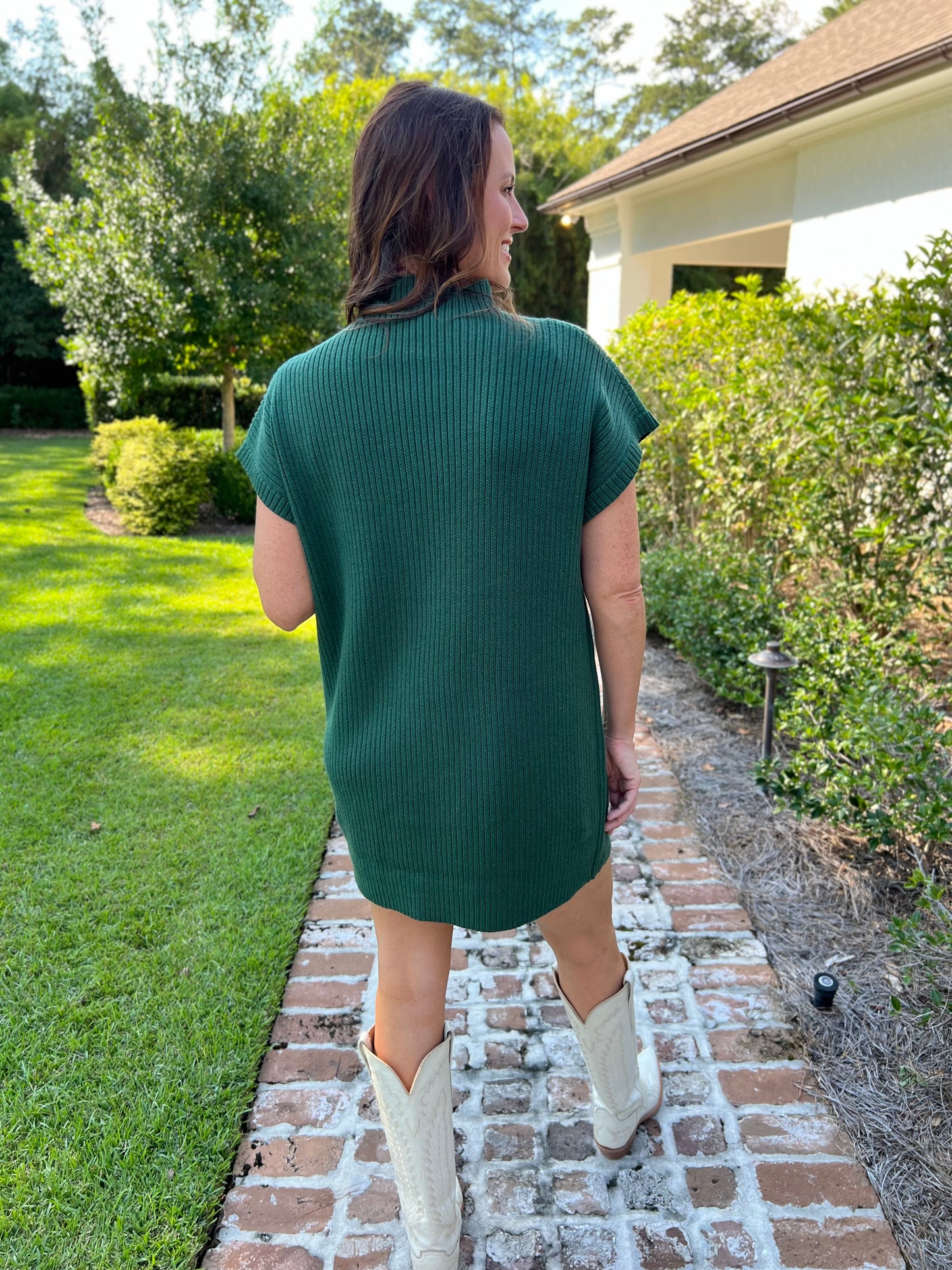 Evergreen Sweater Dress