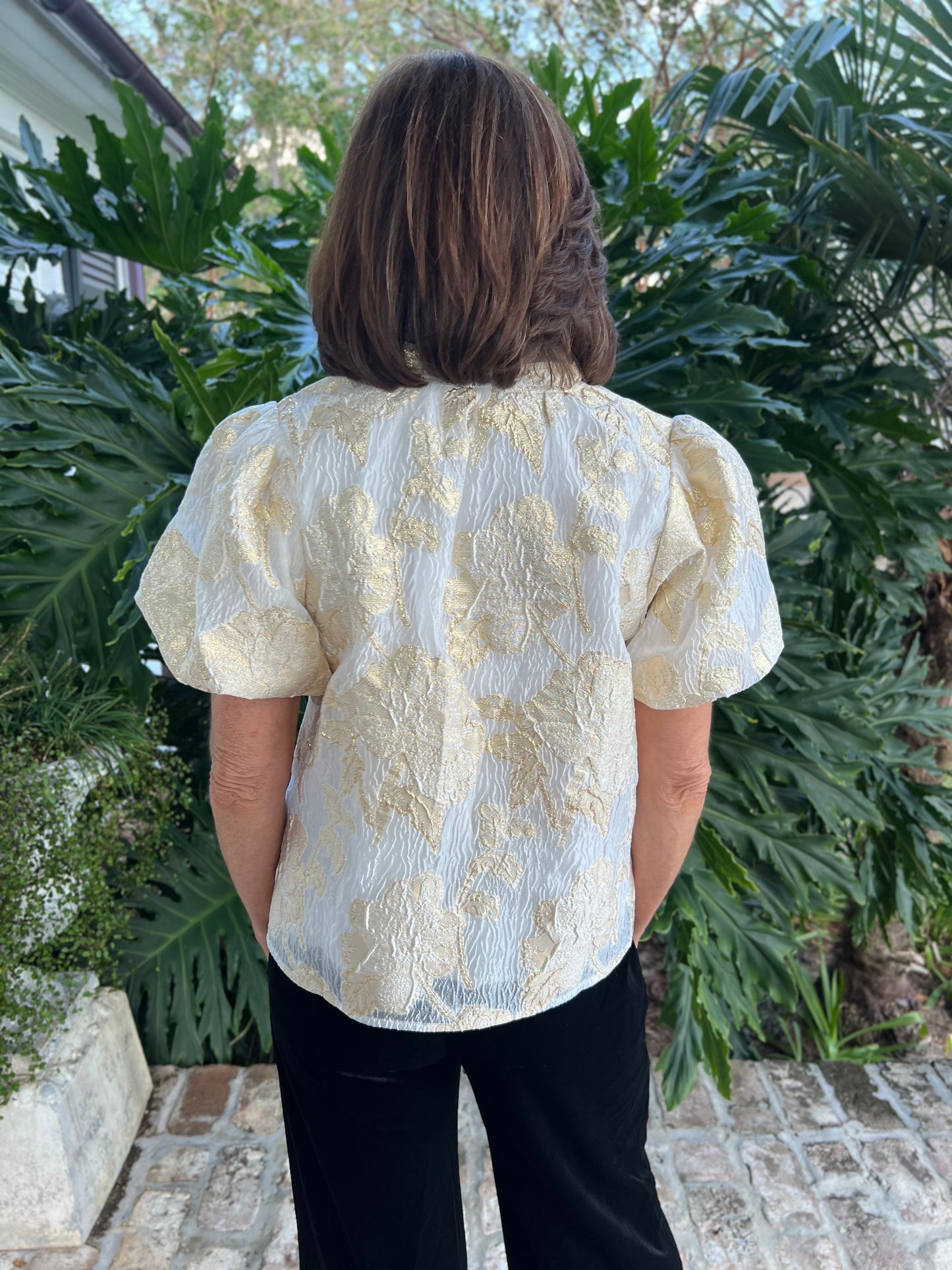 Golden Hour Puff Sleeve Top