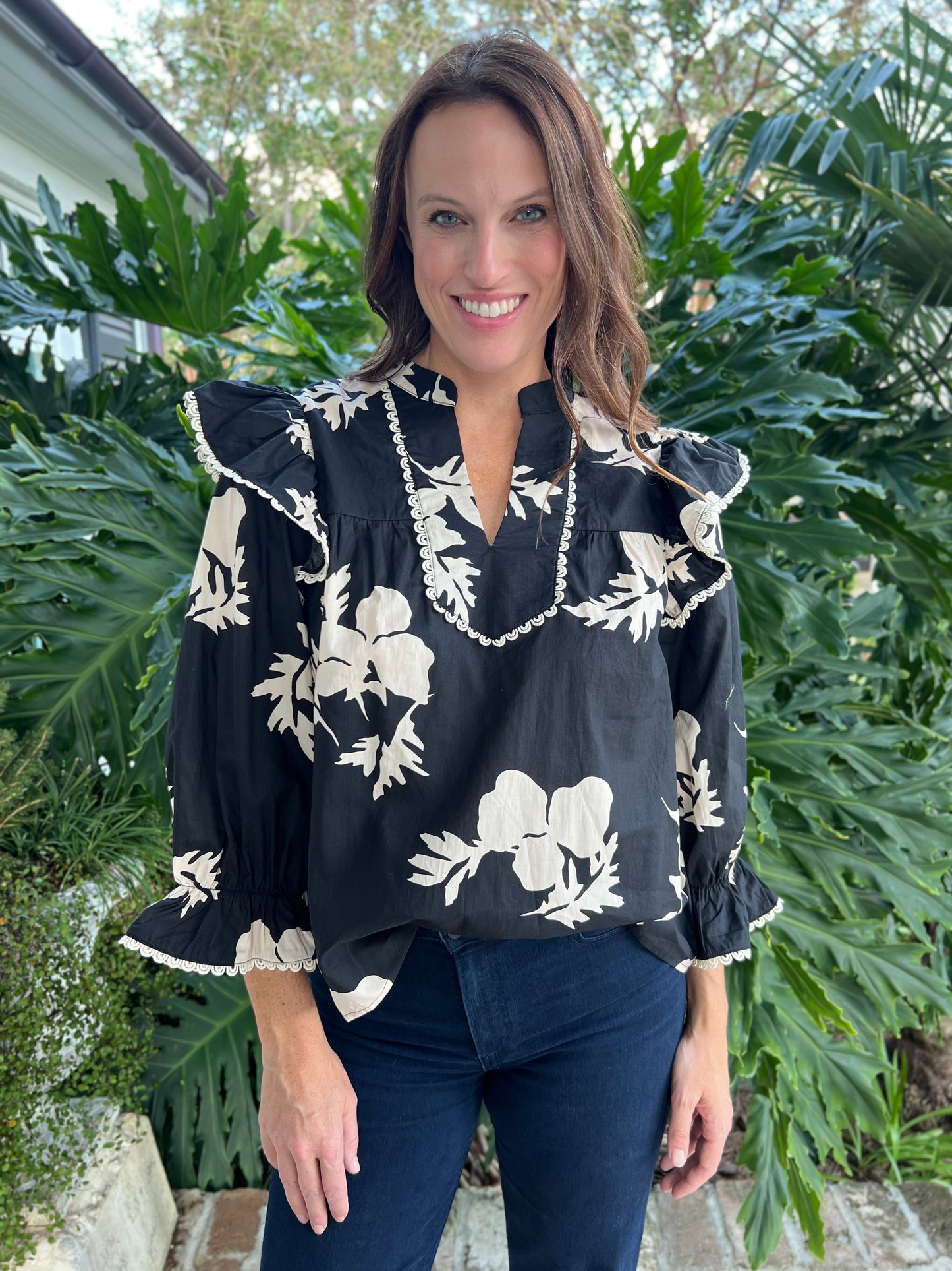 Friday Fun Floral Top