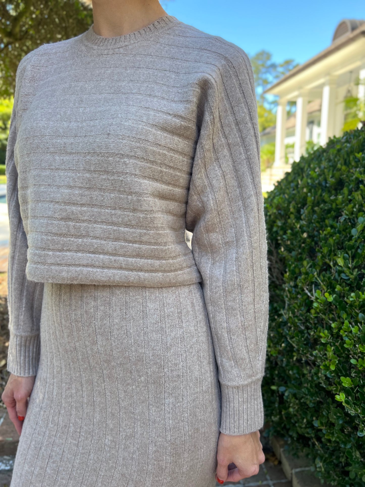 Cozy Queen Sweater Midi Dress