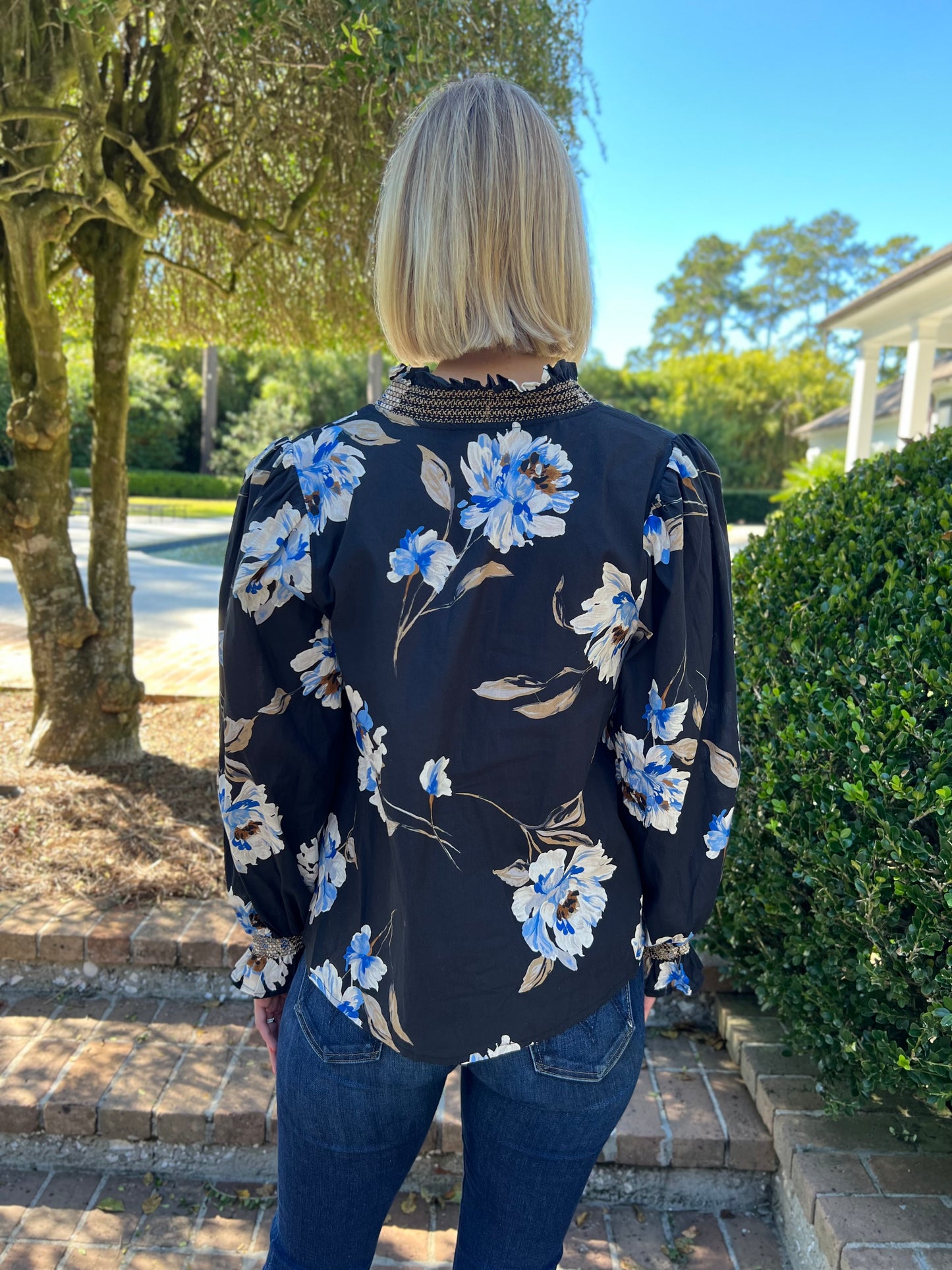 Good Behavior Floral Long Sleeve Top