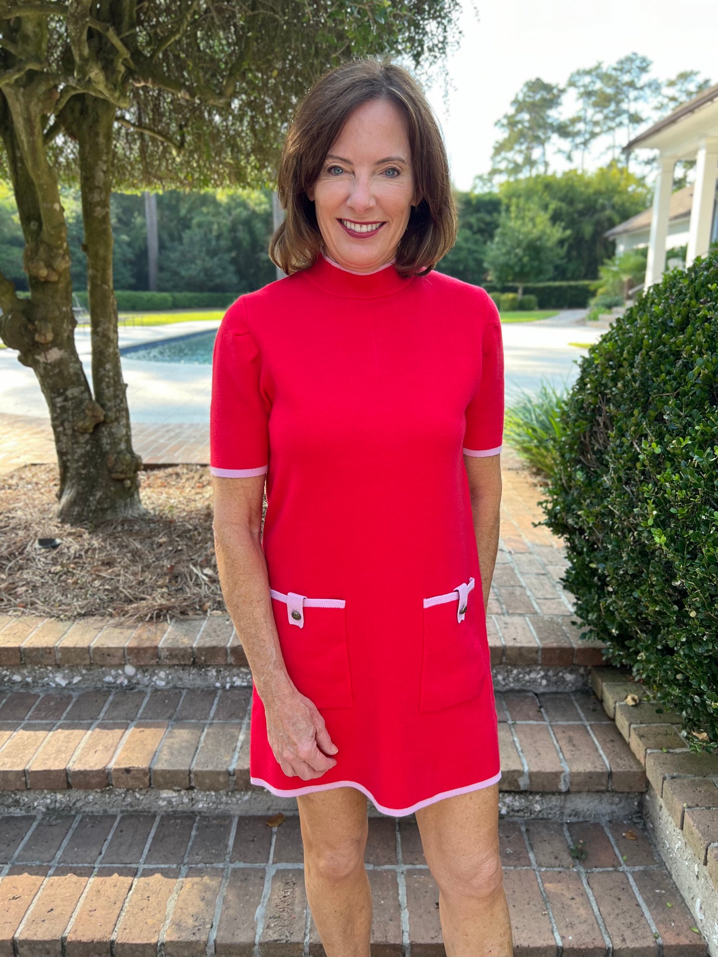 Red Hot Candy Knit Mini Dress