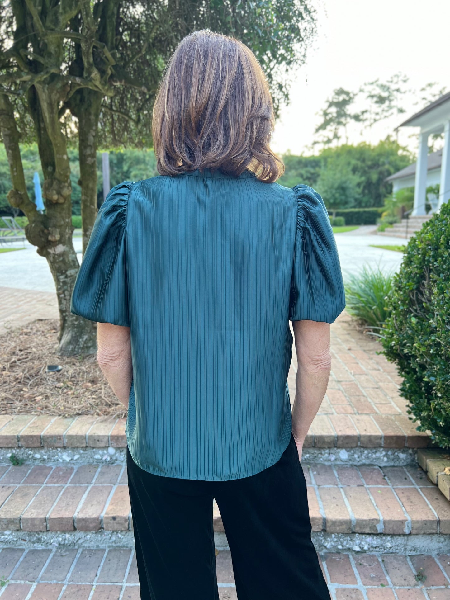 Night On The Town Hunter Green Top