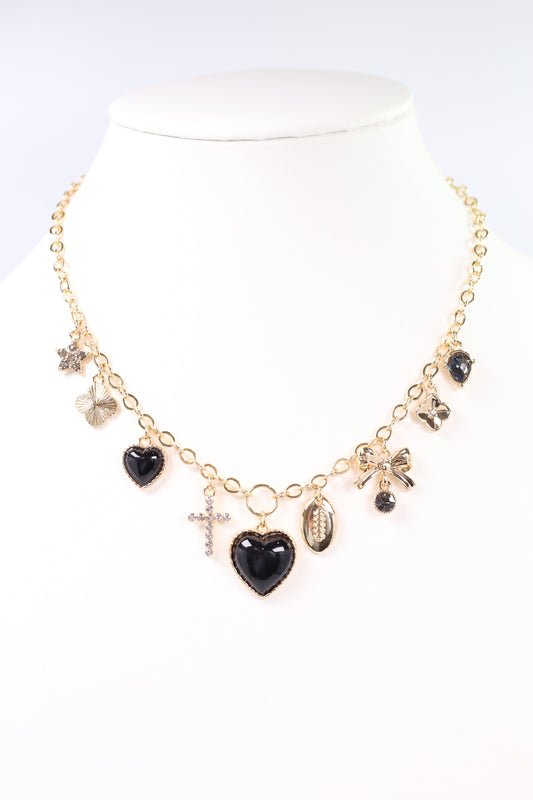 Bentley Charm Necklace BLACK
