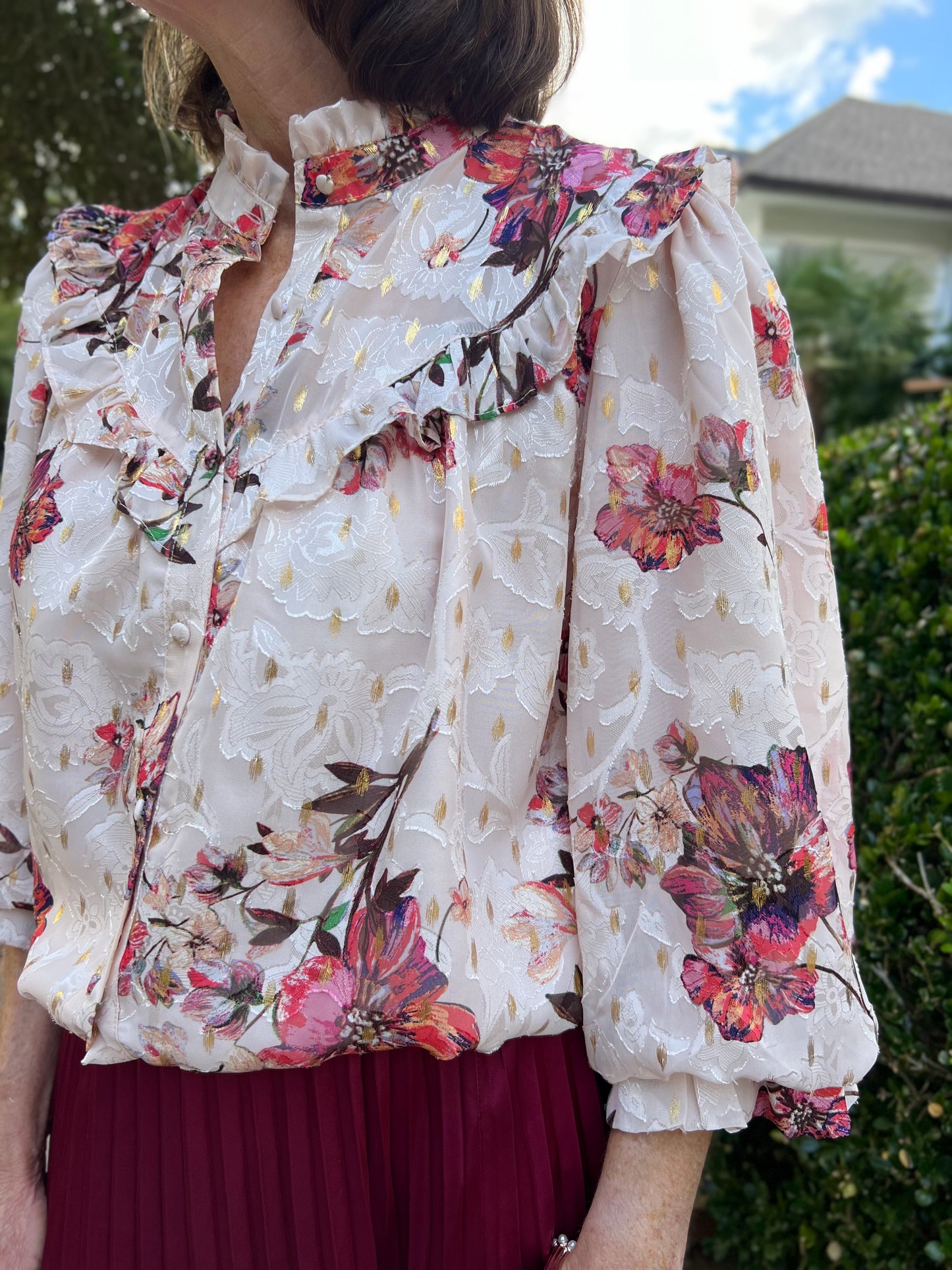 Joanna Floral Print Blouse